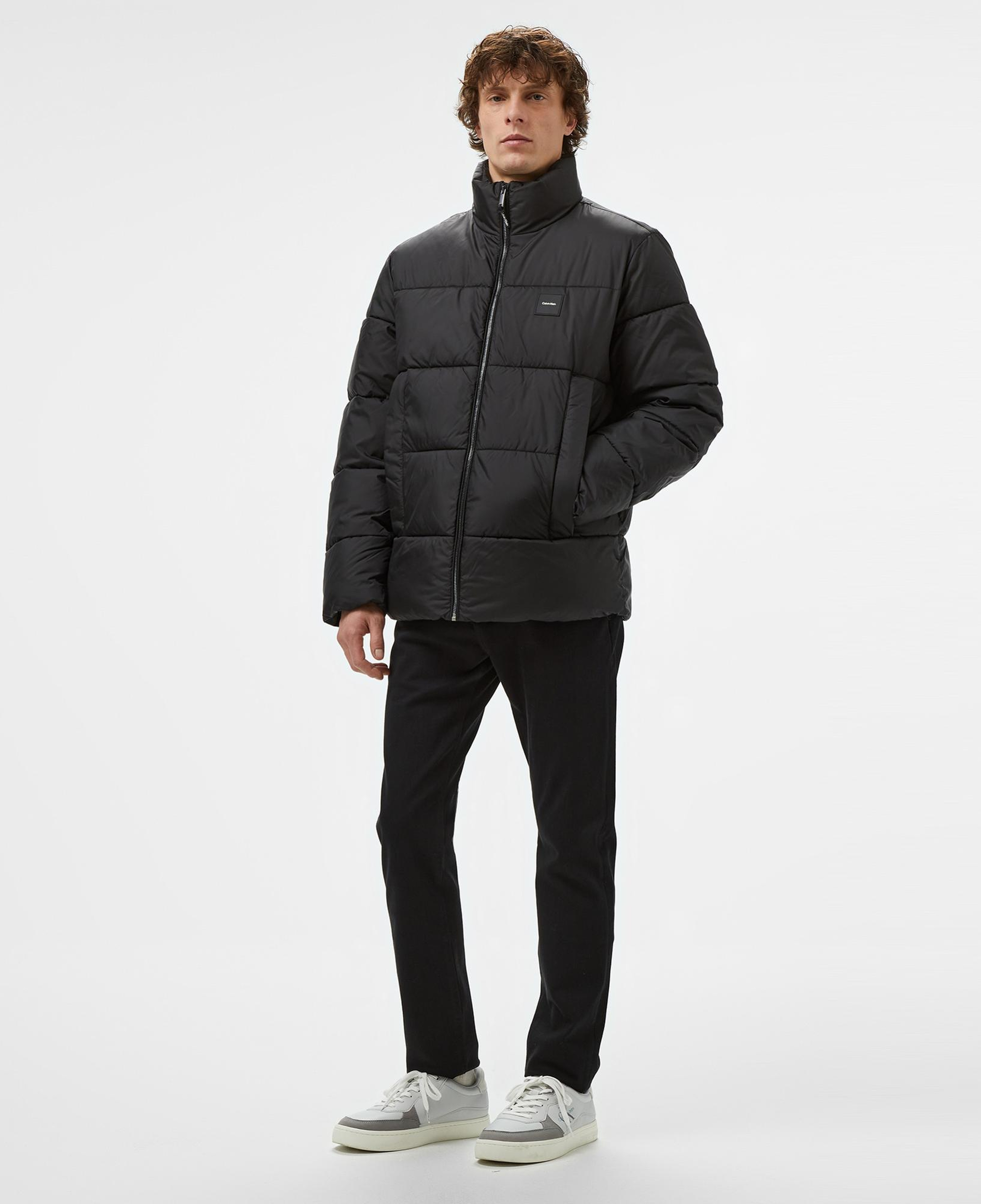 Calvin Klein Quilt Puffer Erkek Siyah Ceket