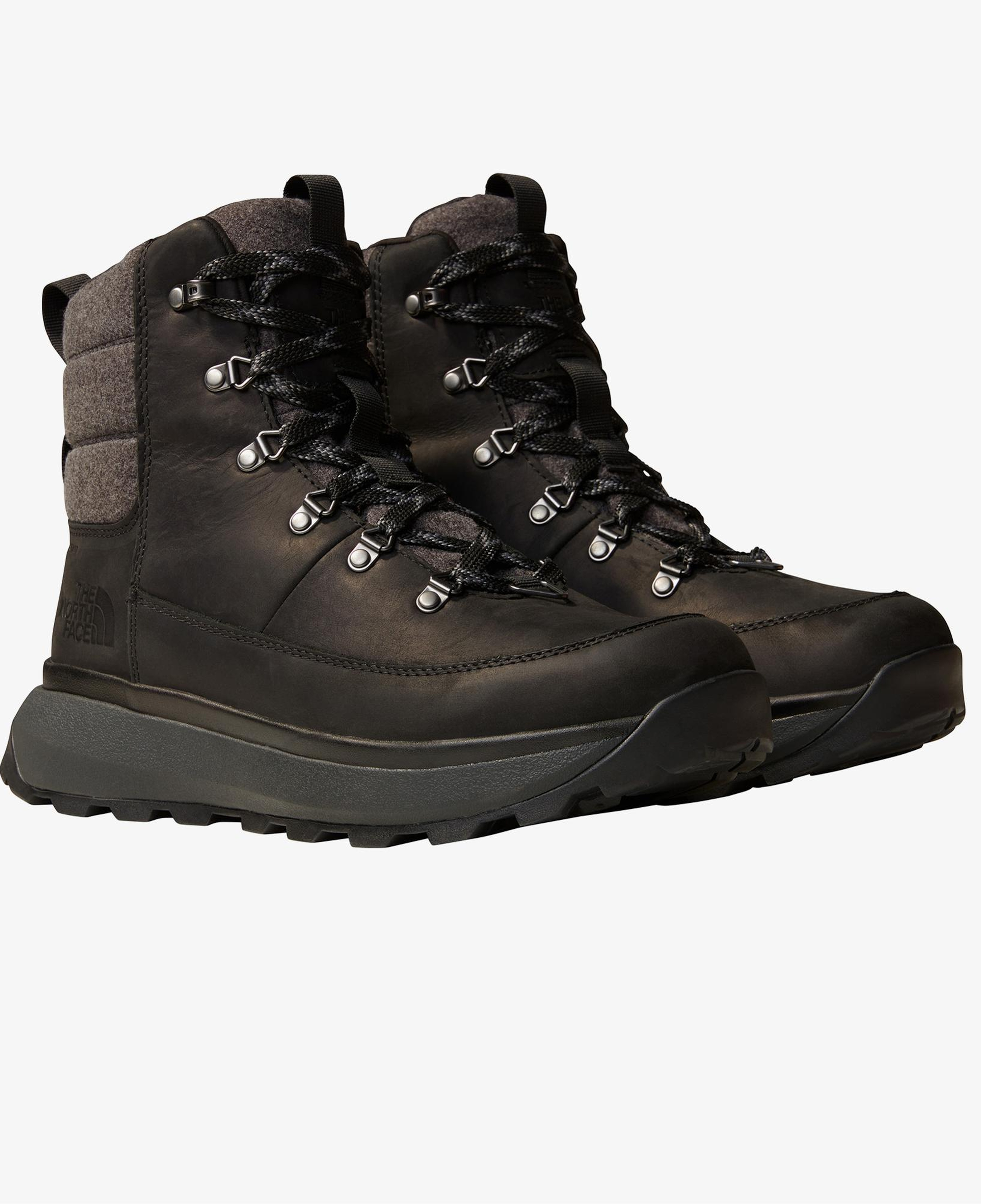 The North Face Bergen Leather Erkek Siyah Outdoor Ayakkabı