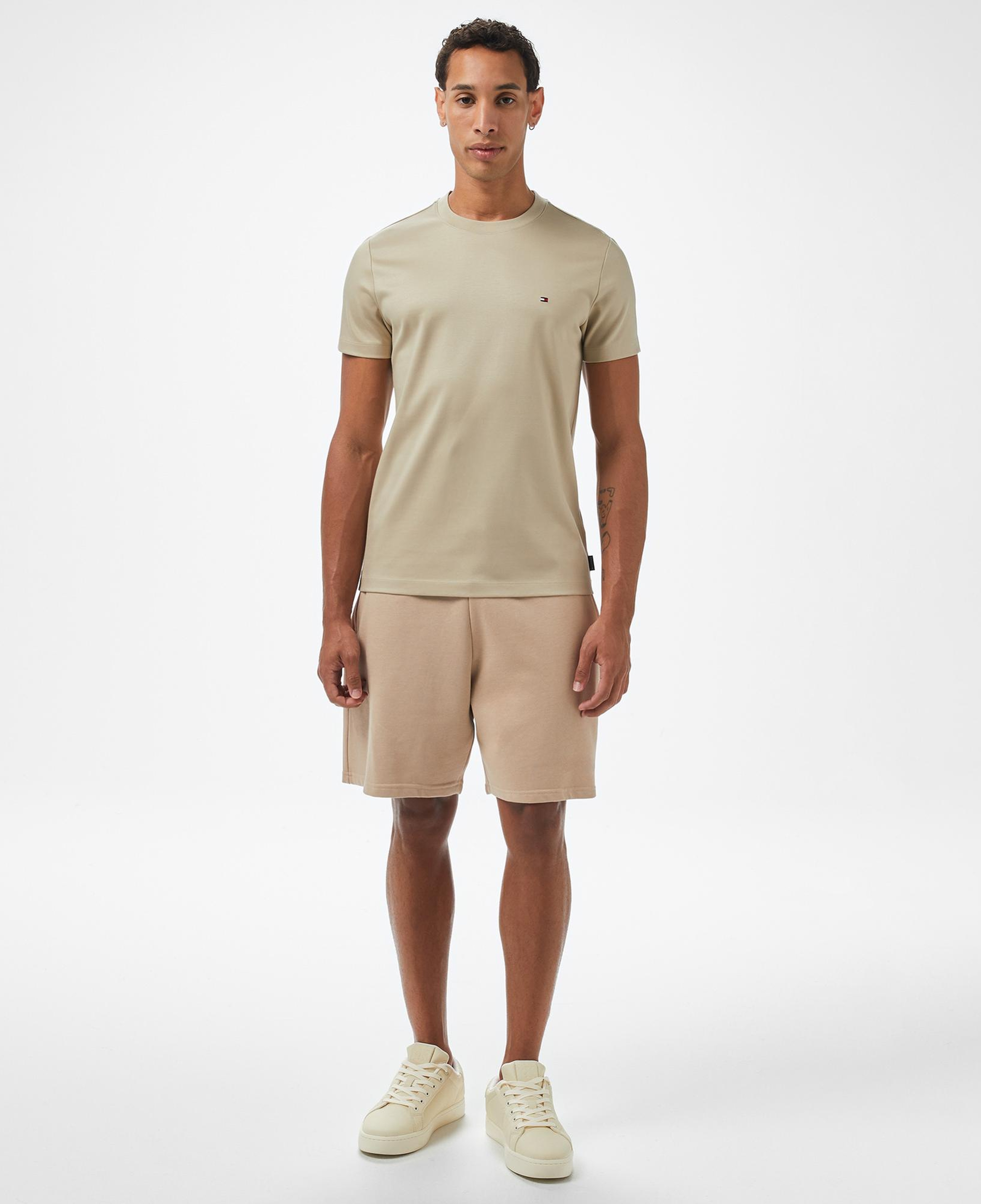 Tommy Hilfiger Luxury Interlock Erkek Haki T-Shirt