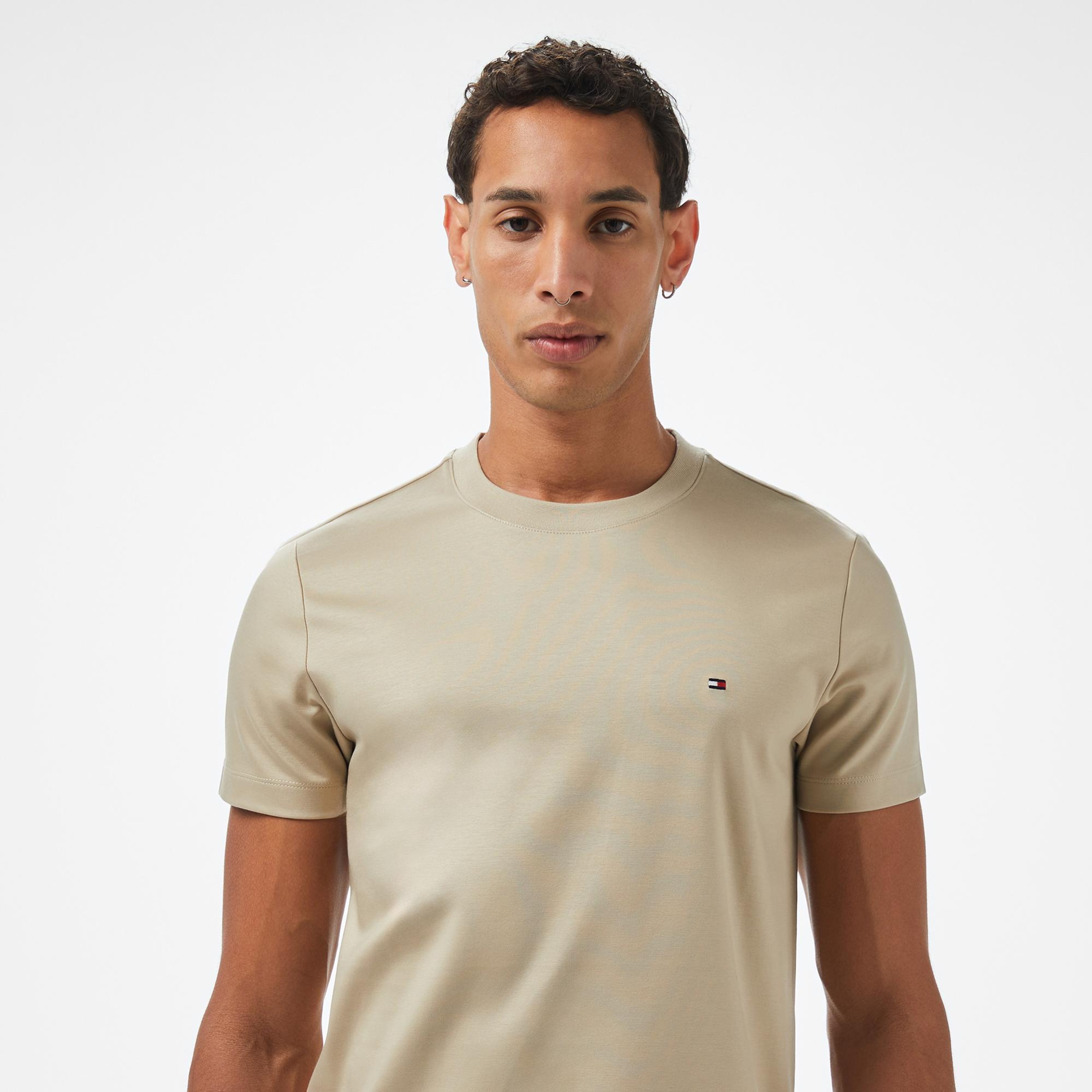 Tommy Hilfiger Luxury Interlock Erkek Haki T-Shirt