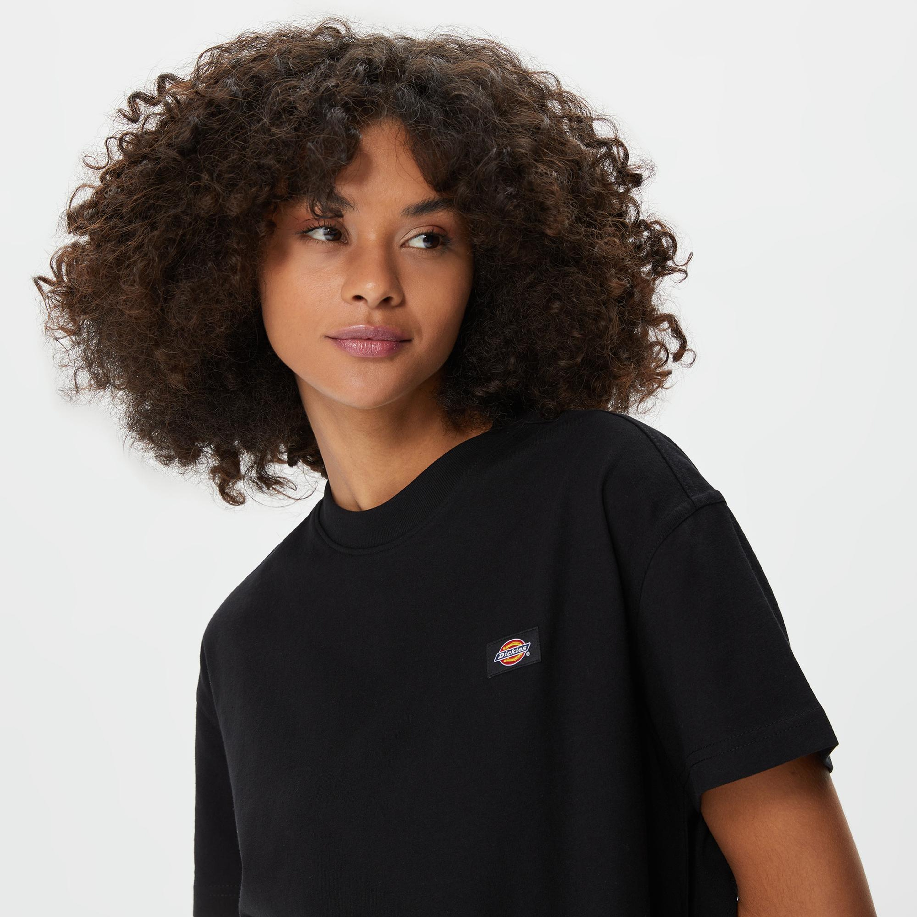 Dickies Oakport Boxy Kadın Siyah T-Shirt