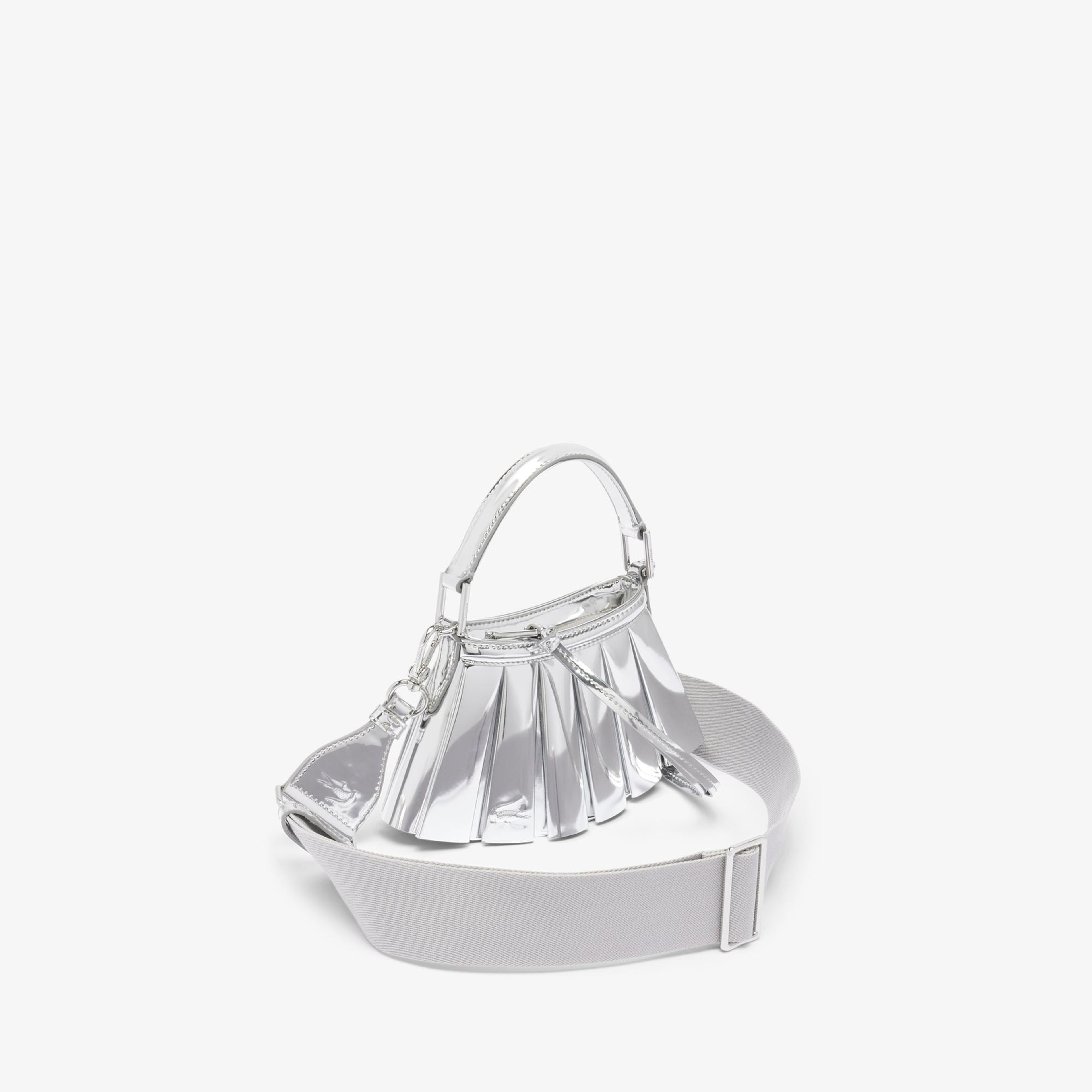 Lacoste Runway Mini Lenglen Kadın Gri Omuz Çantası