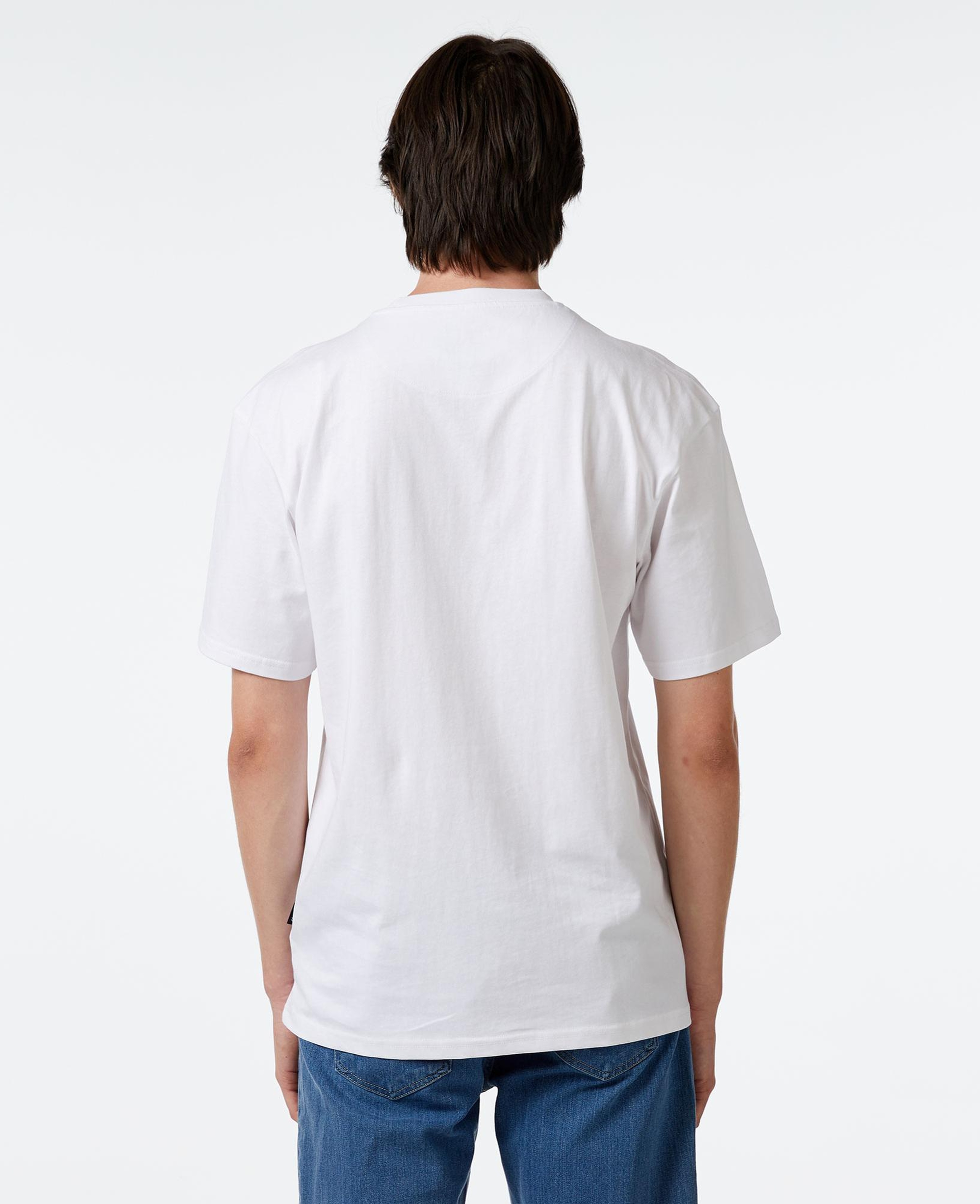 Karl Kani Woven Sign. Multicolor Logo Erkek Beyaz T-Shirt