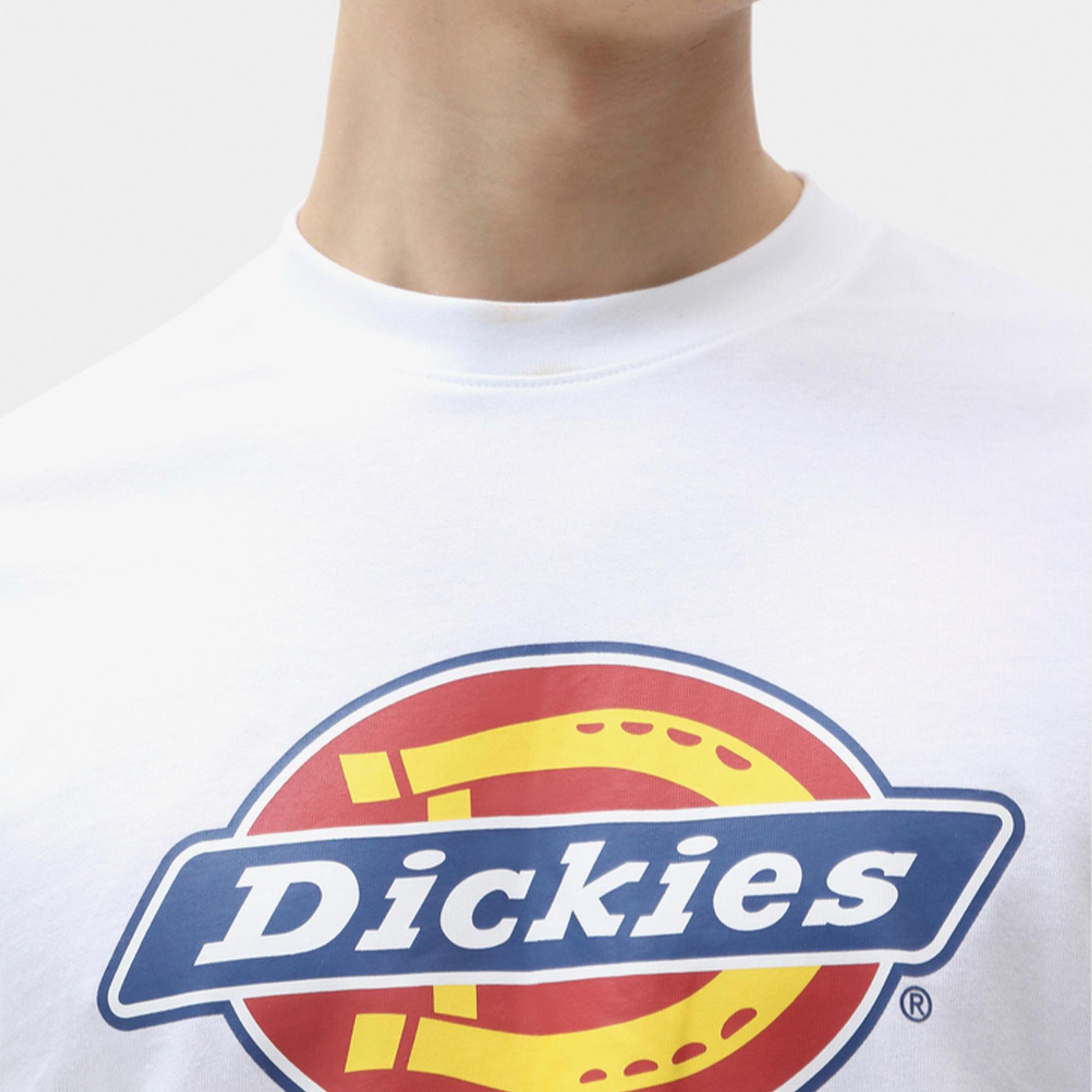 Dickies İcon Logo Erkek Beyaz T-Shirt