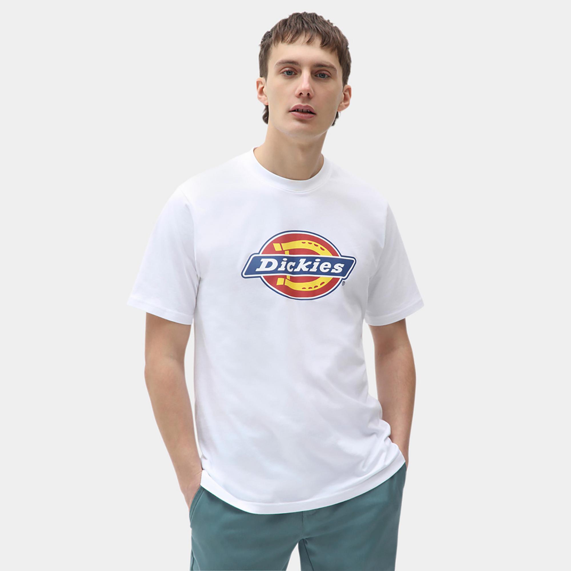 Dickies İcon Logo Erkek Beyaz T-Shirt
