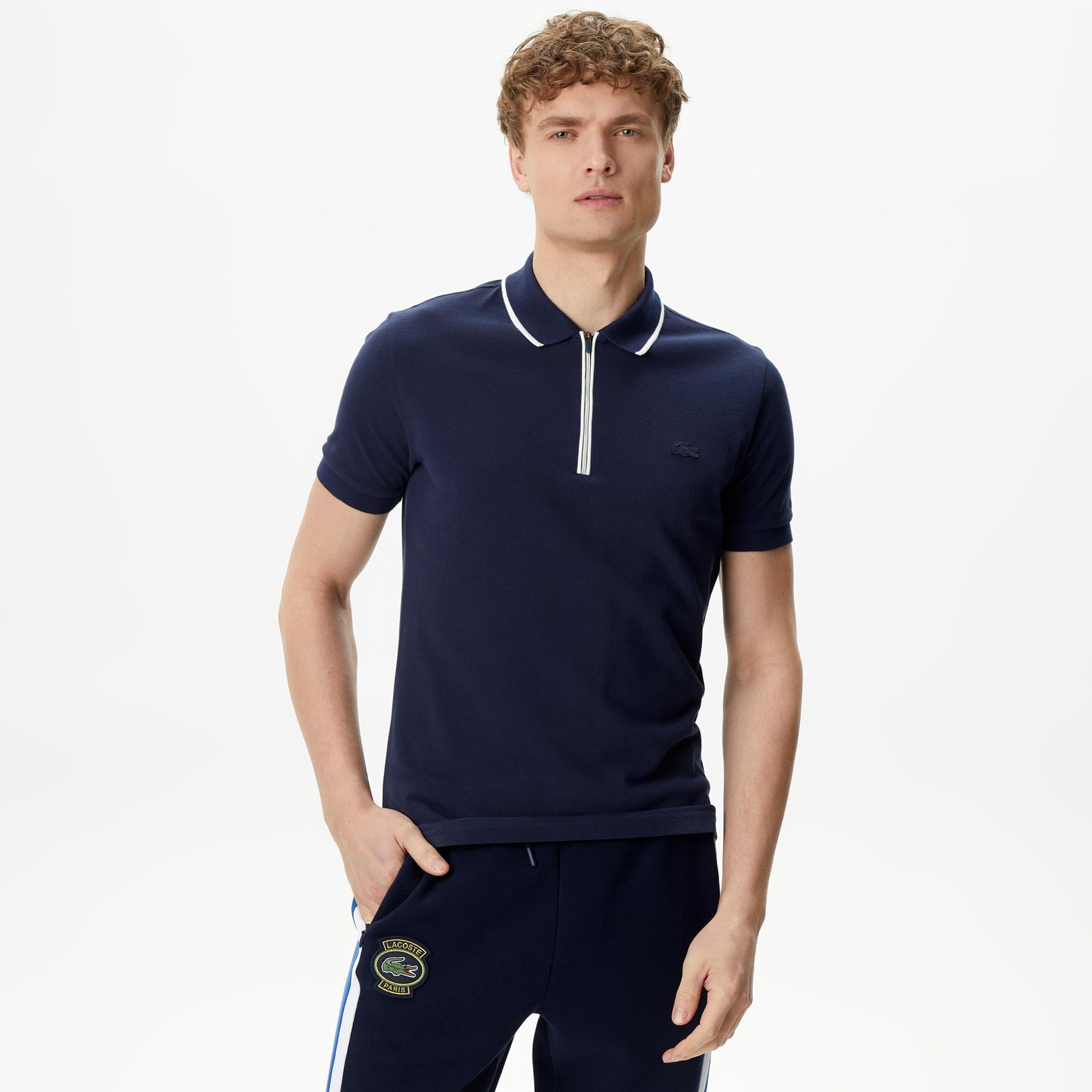 Lacoste Erkek Slim Fit Lacivert Polo