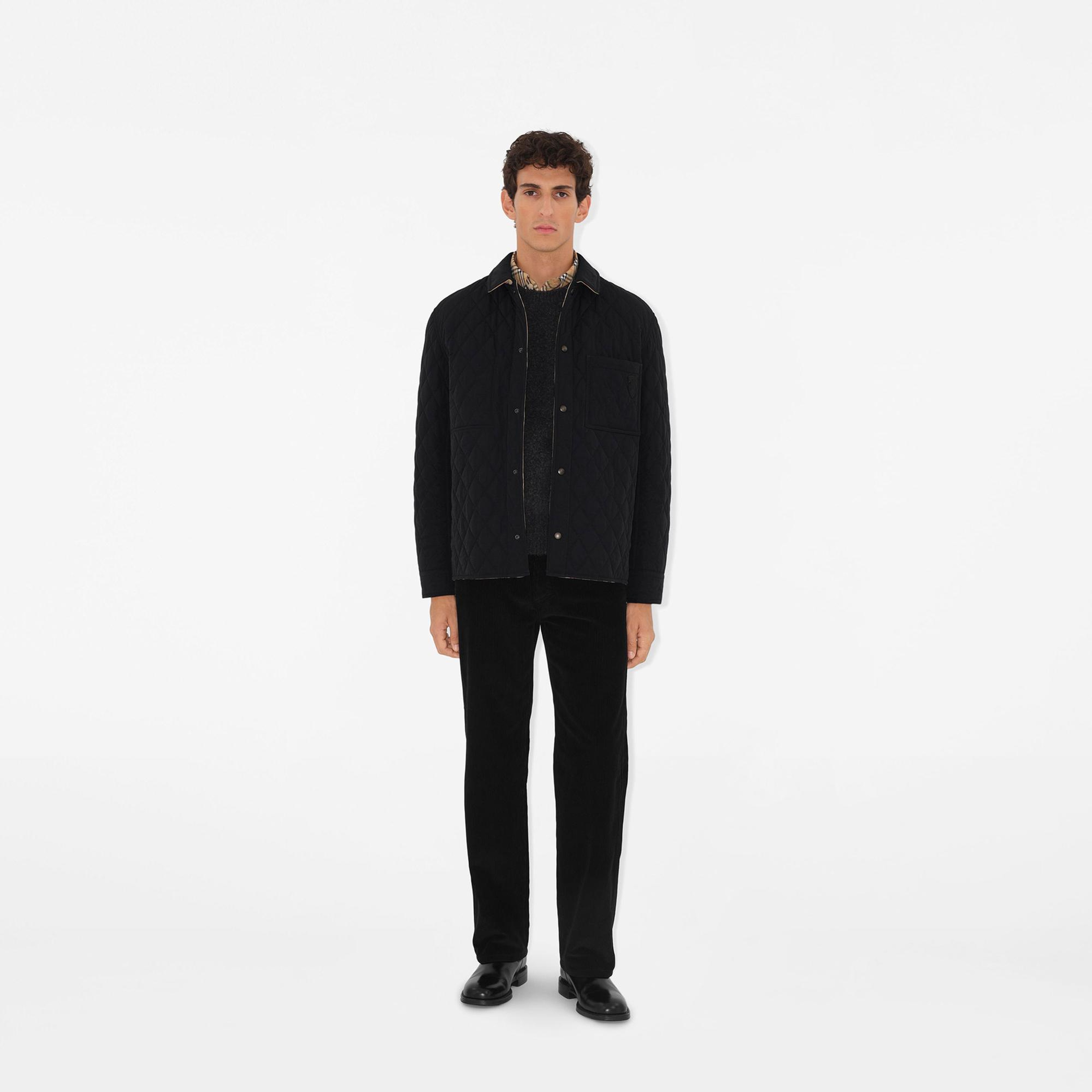 Burberry Reversible Quilted Nylon Erkek Siyah Ceket