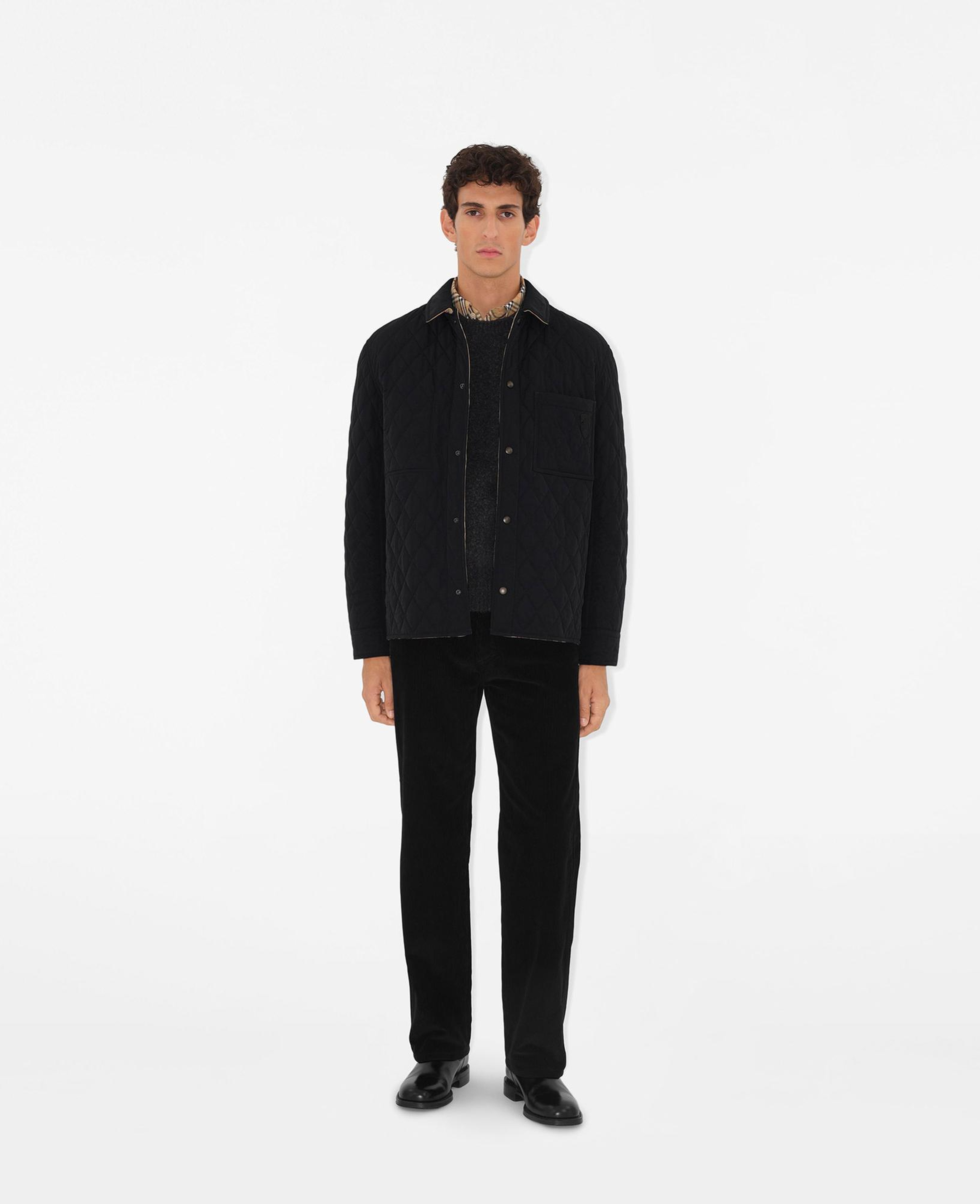 Burberry Reversible Quilted Nylon Erkek Siyah Ceket