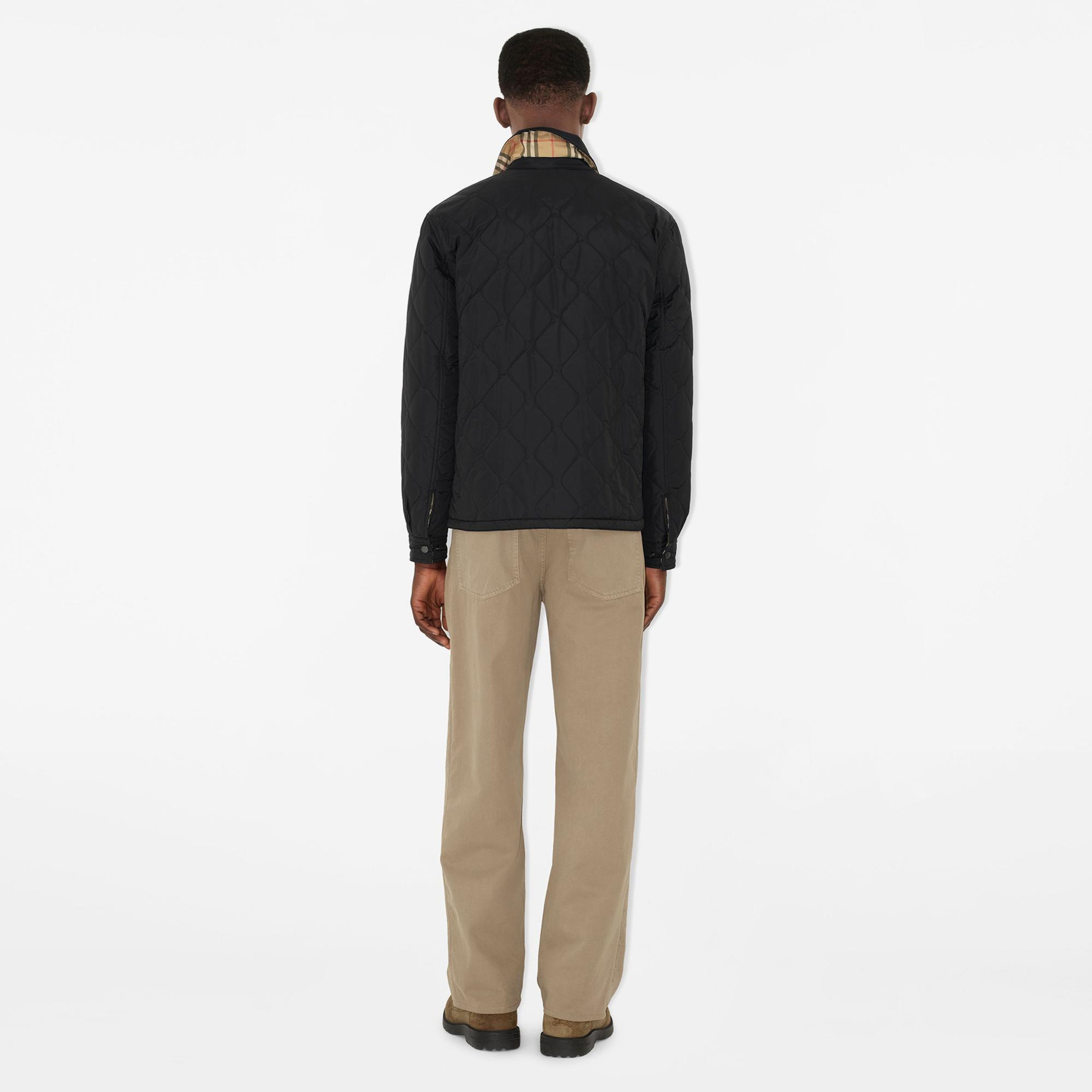 Burberry Reversible Quilted Nylon Erkek Siyah Mont