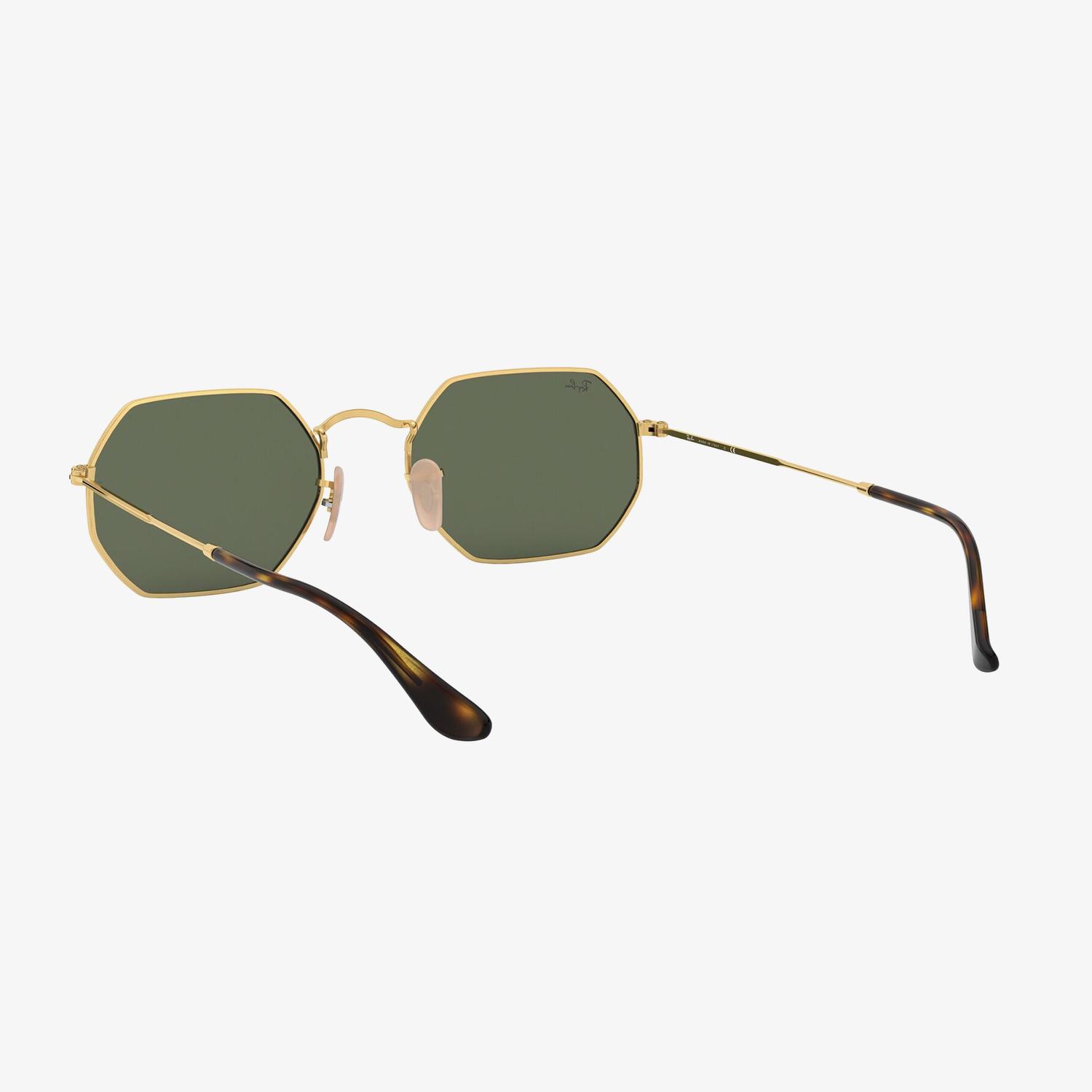 RAY-BAN 0RB3556N Octagonal Unisex Gold Güneş Gözlüğü