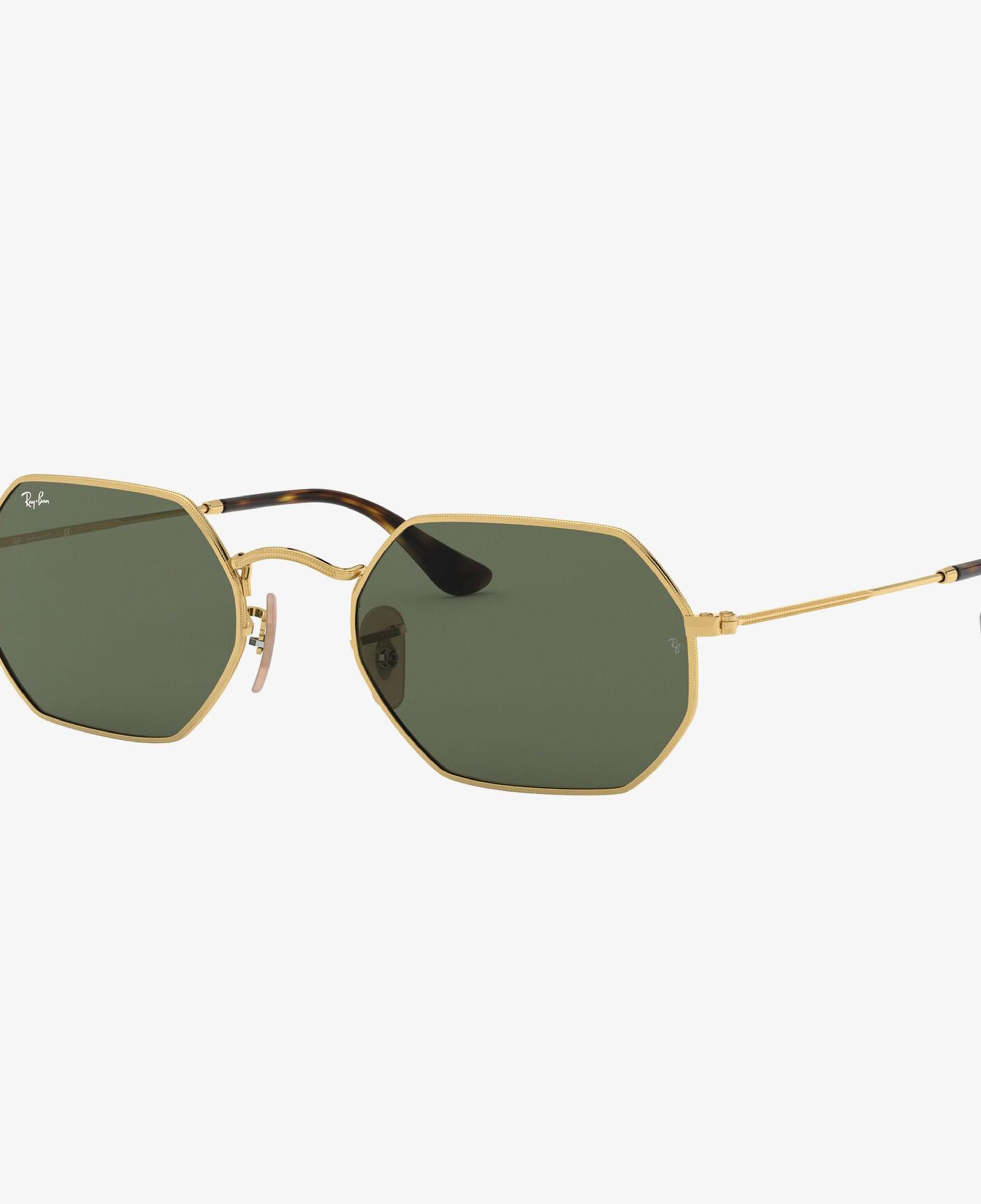 RAY-BAN 0RB3556N Octagonal Unisex Gold Güneş Gözlüğü