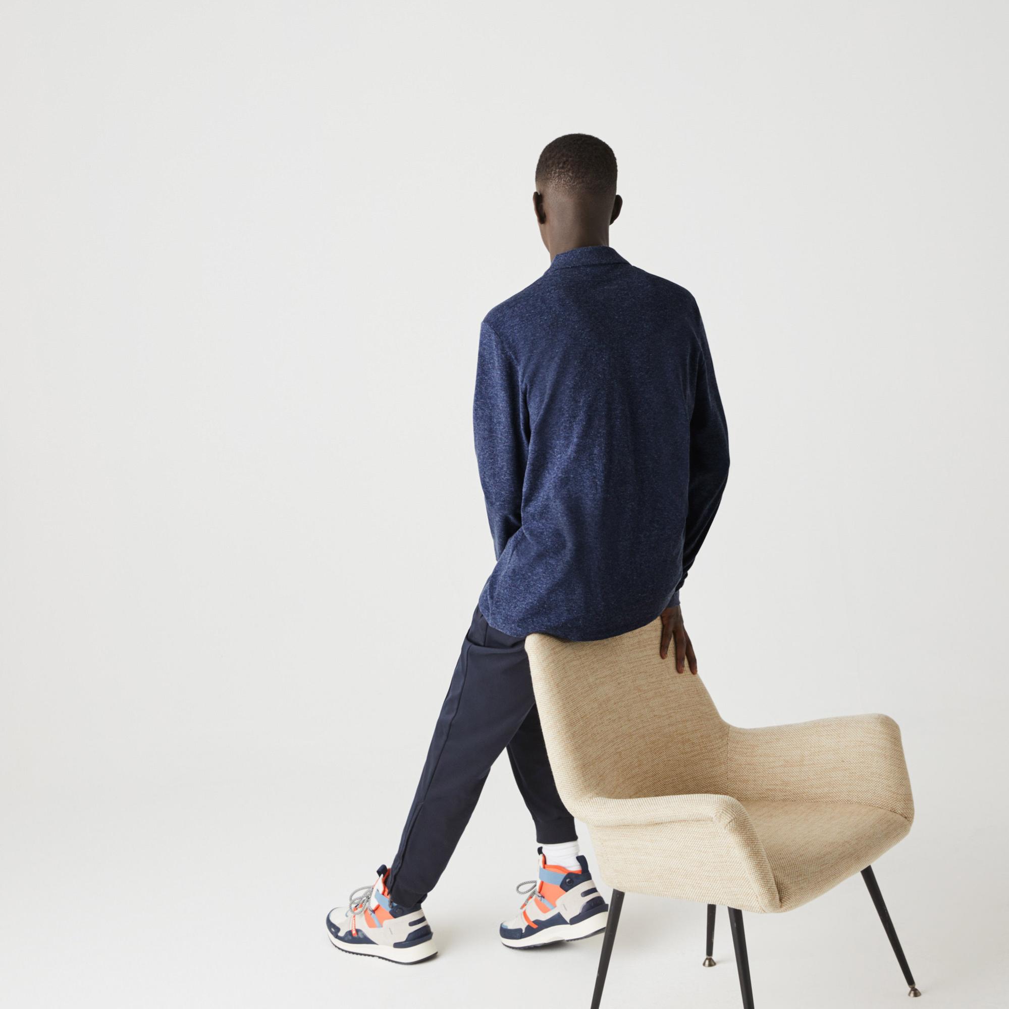 Lacoste Erkek Classic Fit Uzun Kollu Lacivert Polo