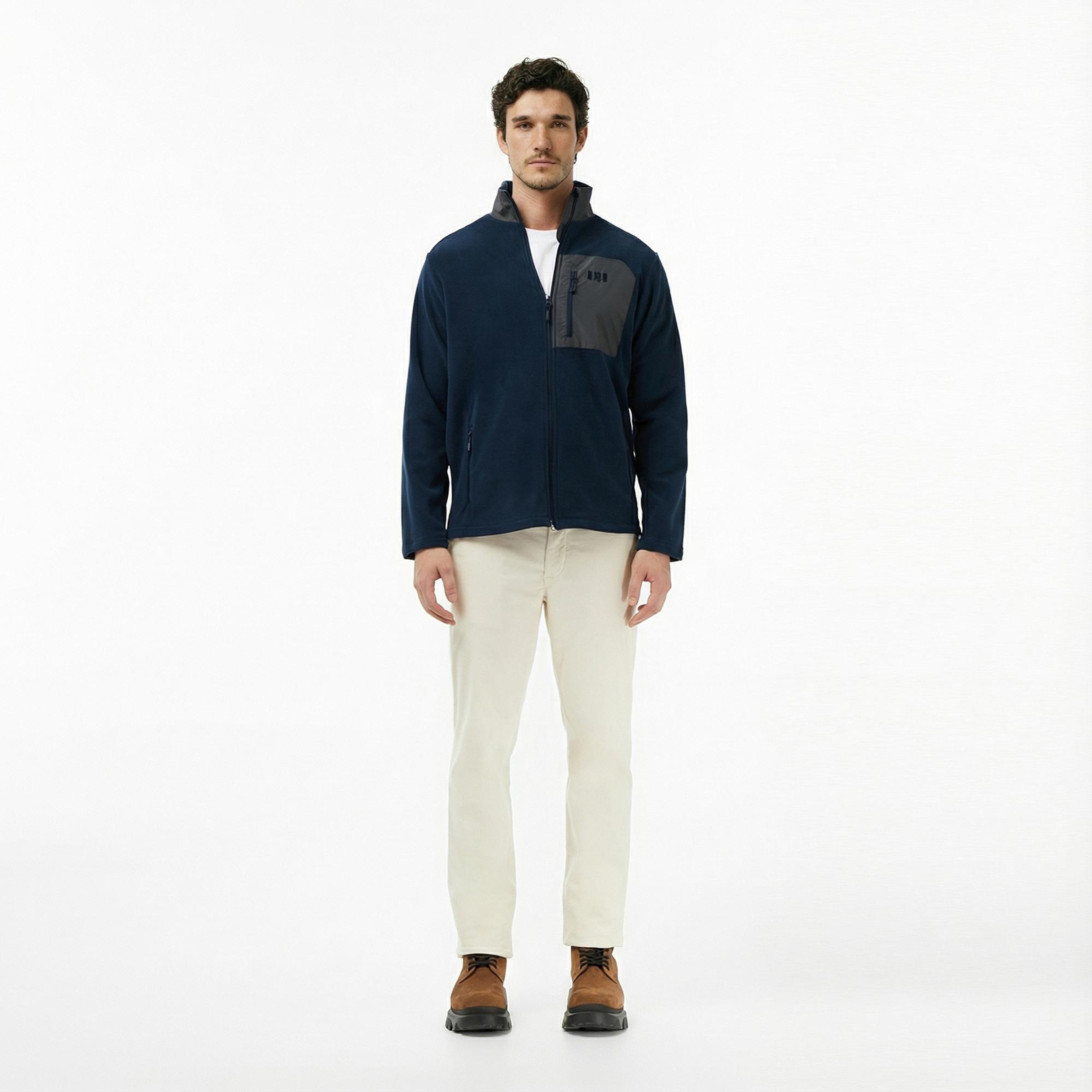 Helly Hansen Block Fullzip Polar Erkek Lacivert Ceket