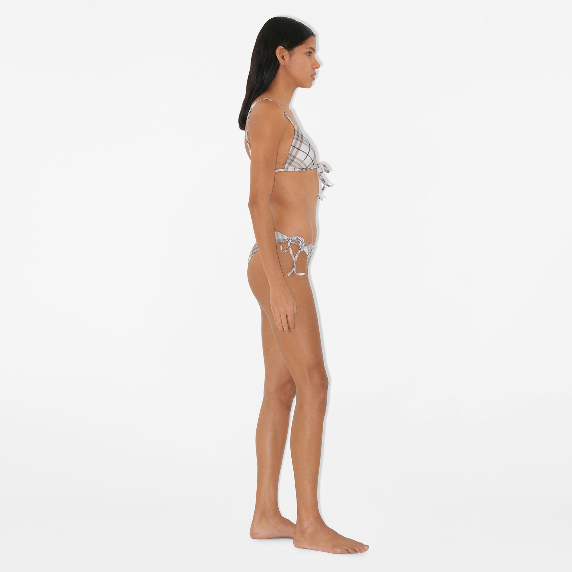 Burberry For Top Kadın Krem Bikini Üstü