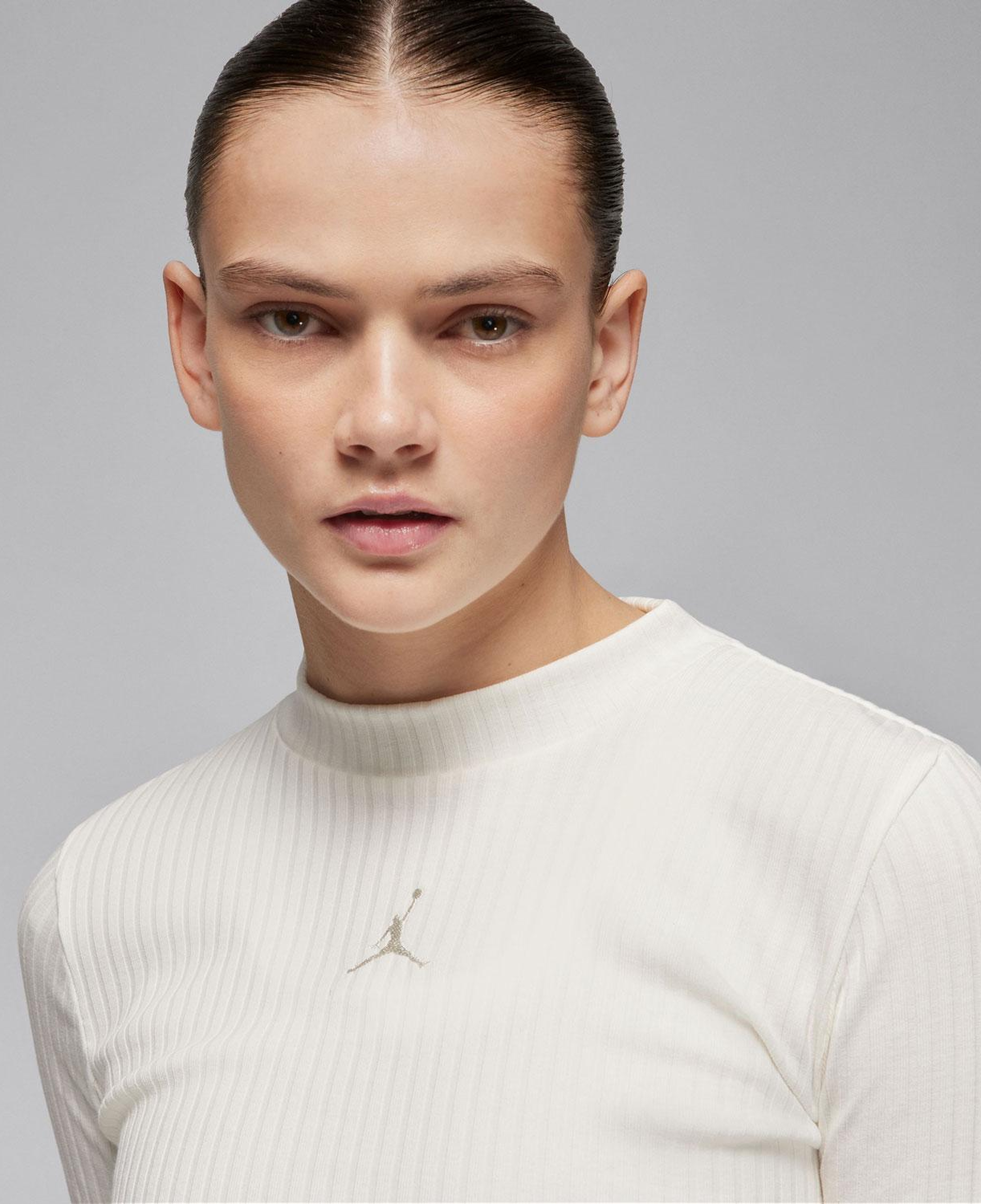 Jordan Kadın Krem Rengi Uzun Kollu T-Shirt