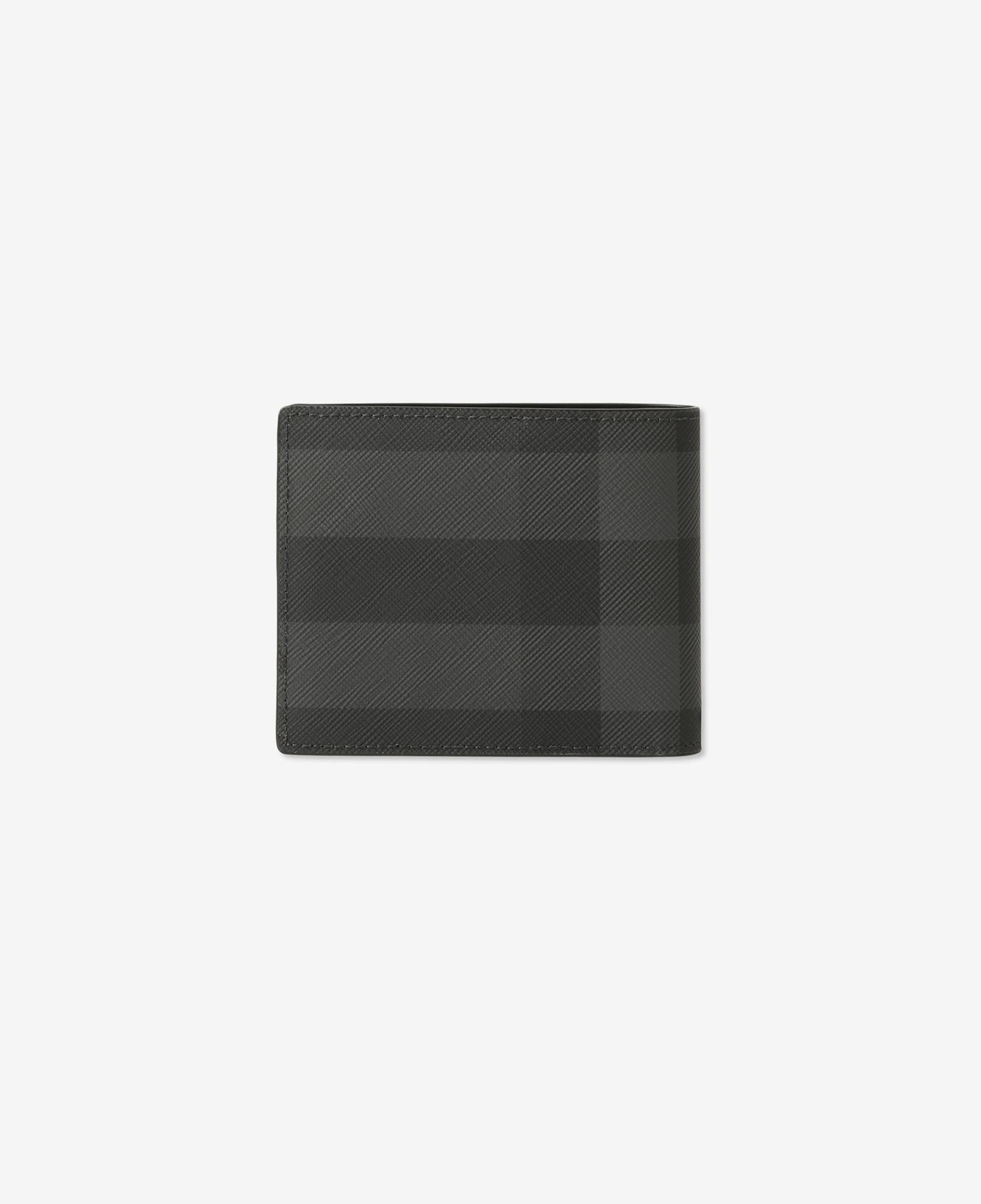 Burberry Check Slim Bifold Erkek Gri Cüzdan