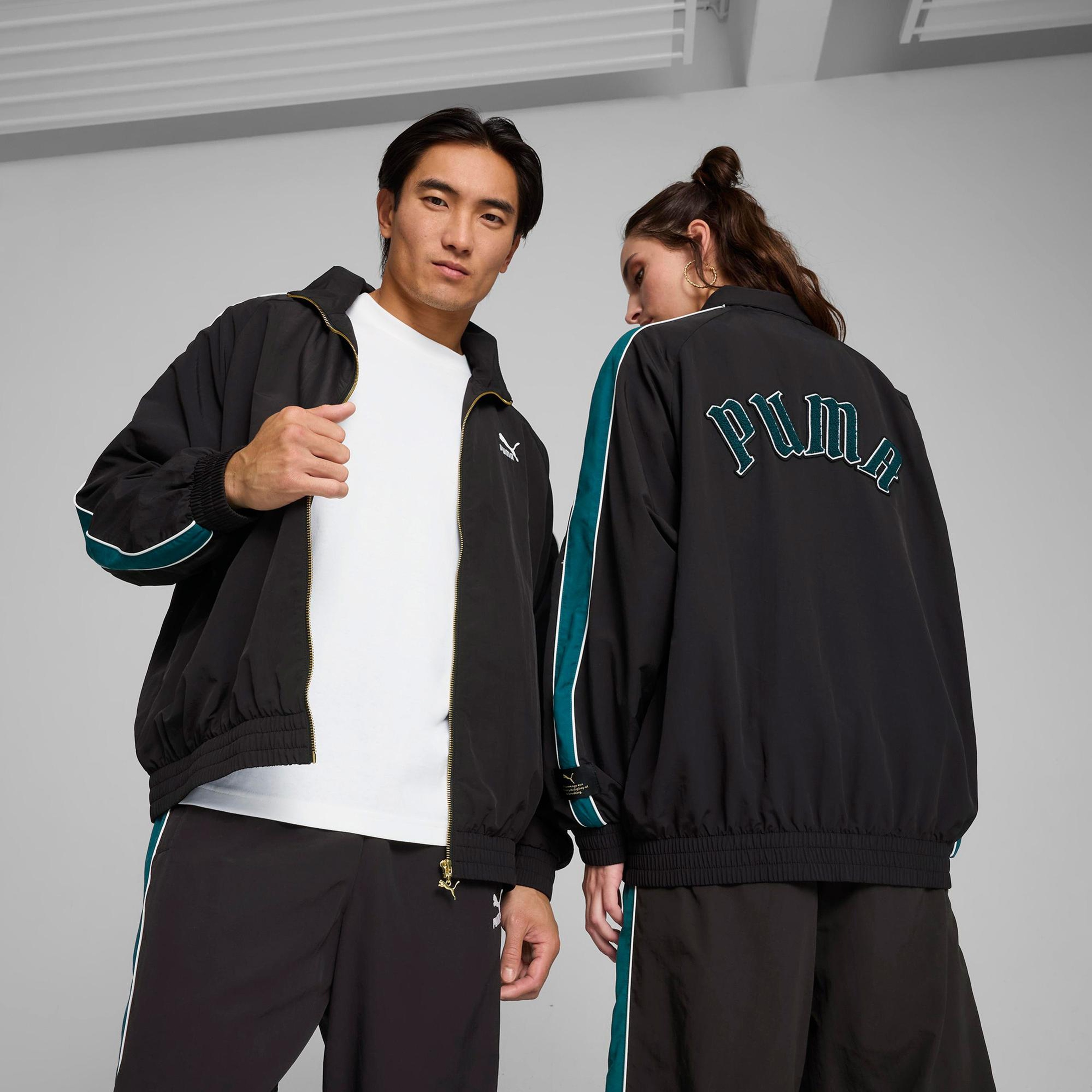 Puma T7 Play.Paris. Track Unisex Siyah Eşofman Üstü