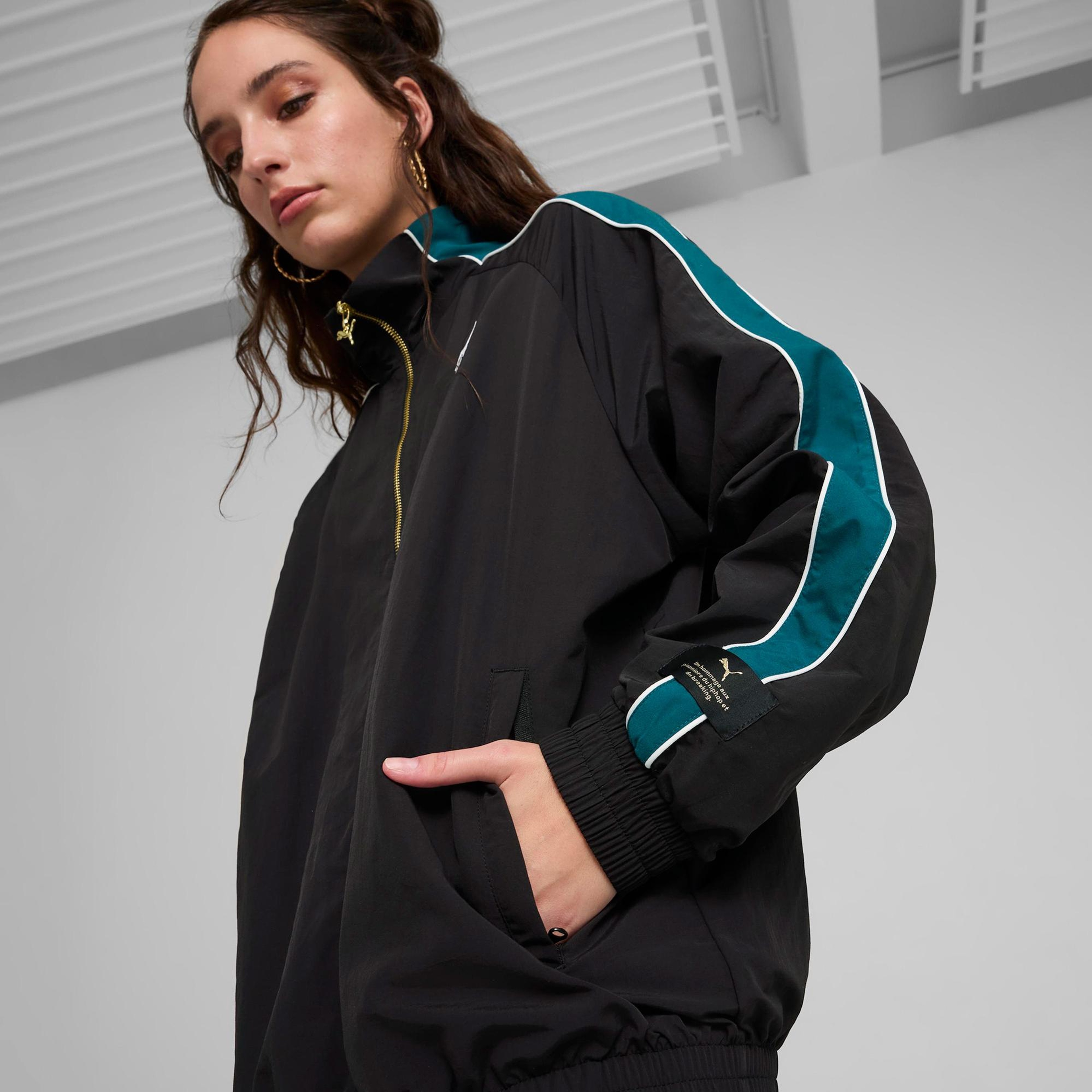 Puma T7 Play.Paris. Track Unisex Siyah Eşofman Üstü