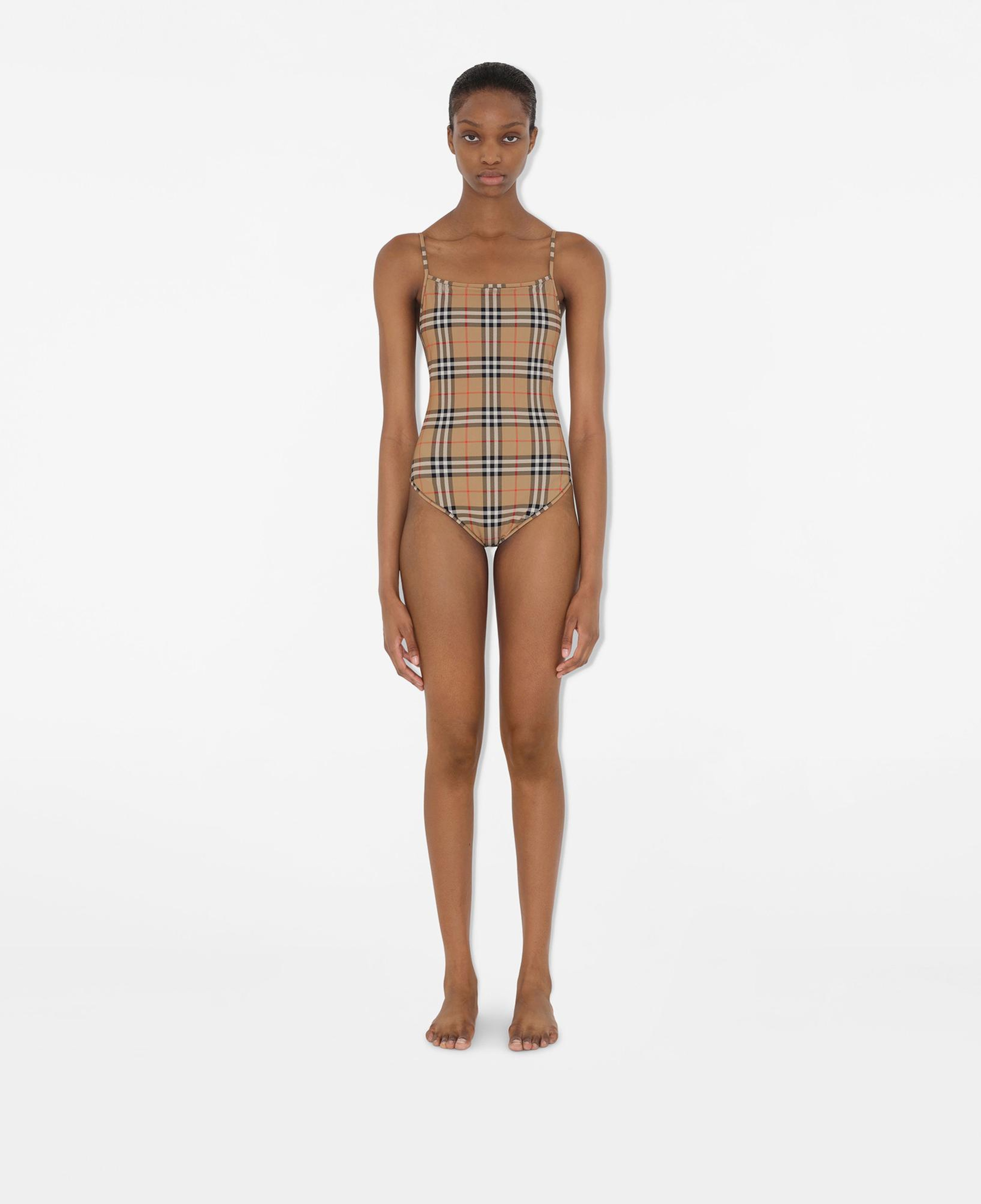 Burberry Check Kadın Bej Mayo