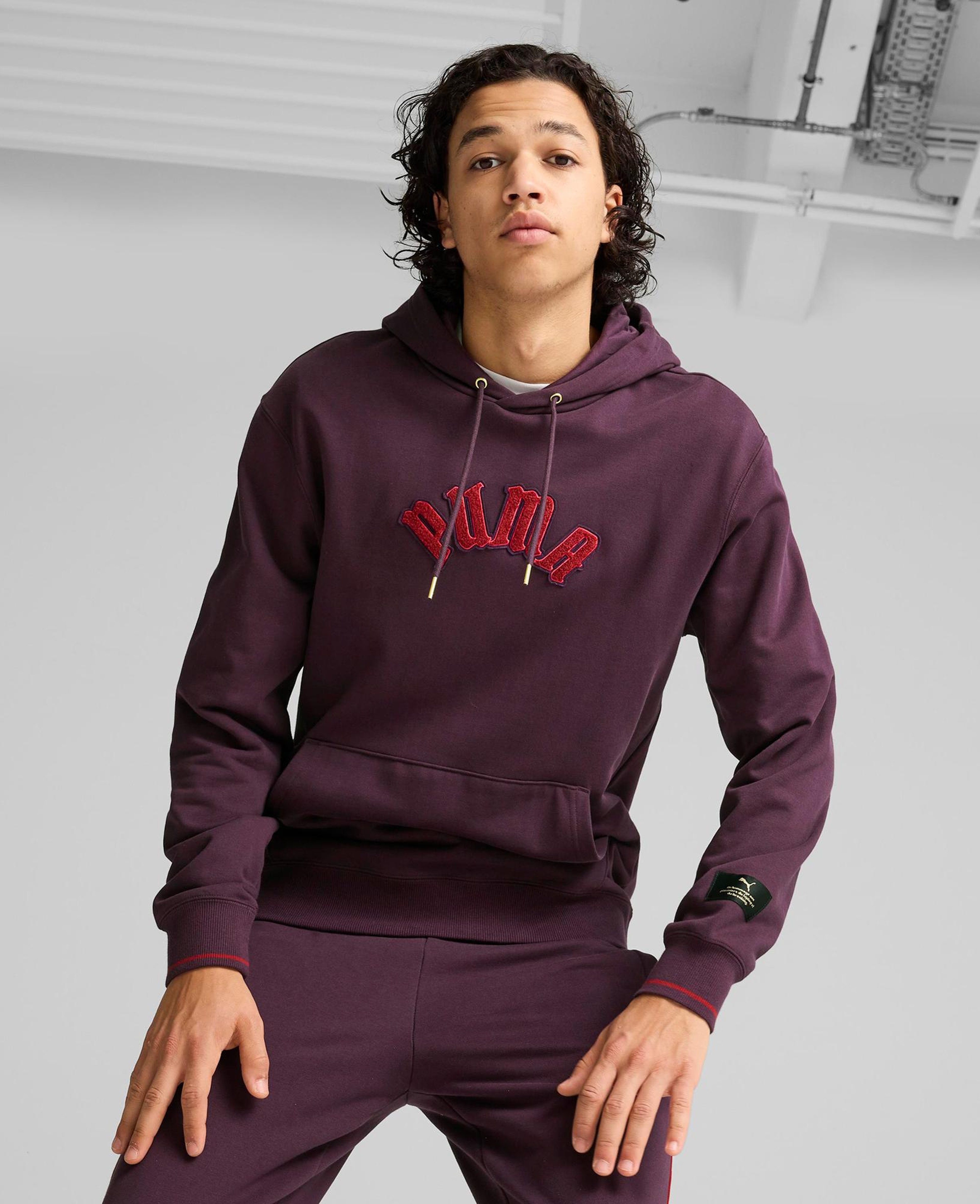 Puma Classics Play.Paris. Erkek Mor Sweatshirt