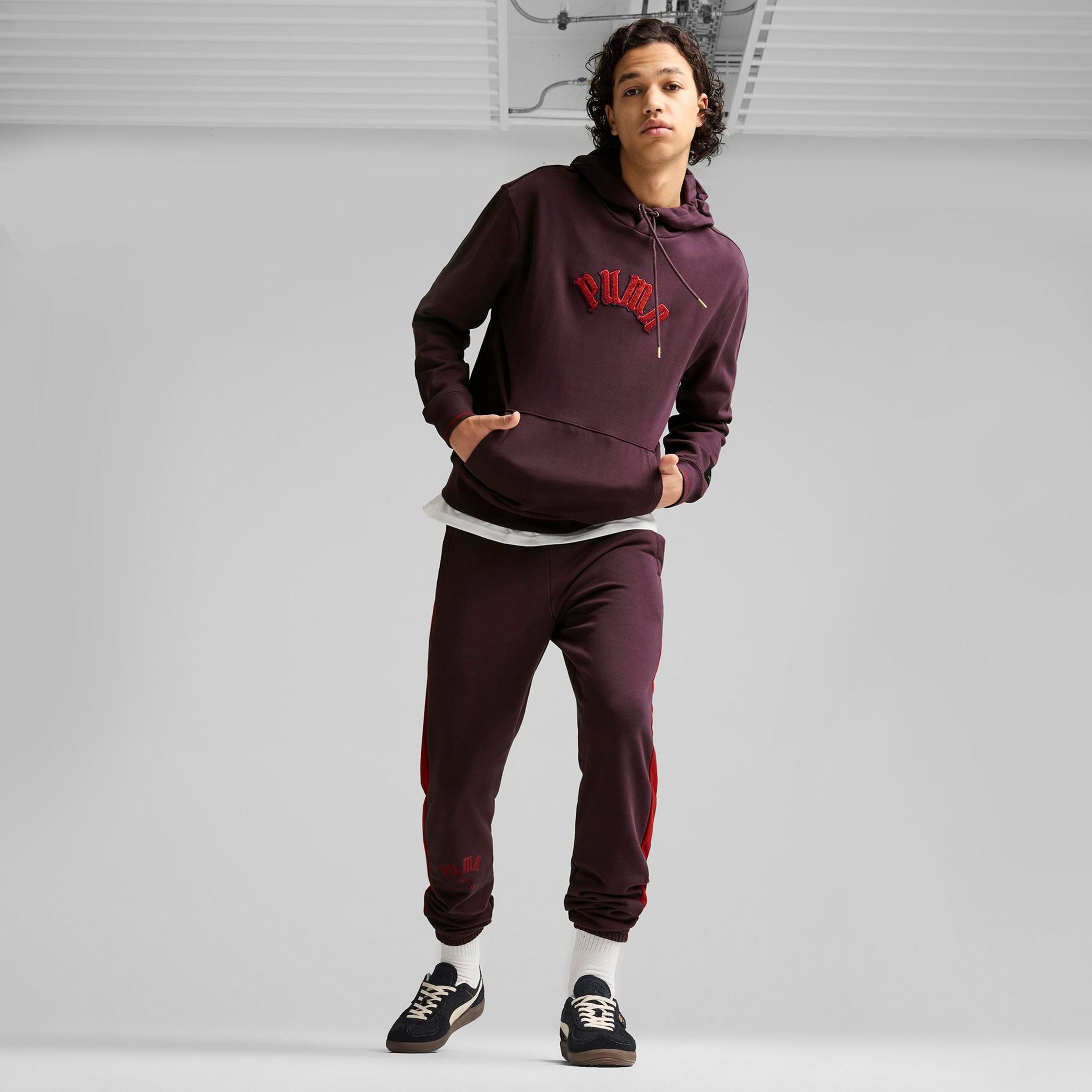 Puma Classics Play.Paris. Erkek Mor Sweatshirt