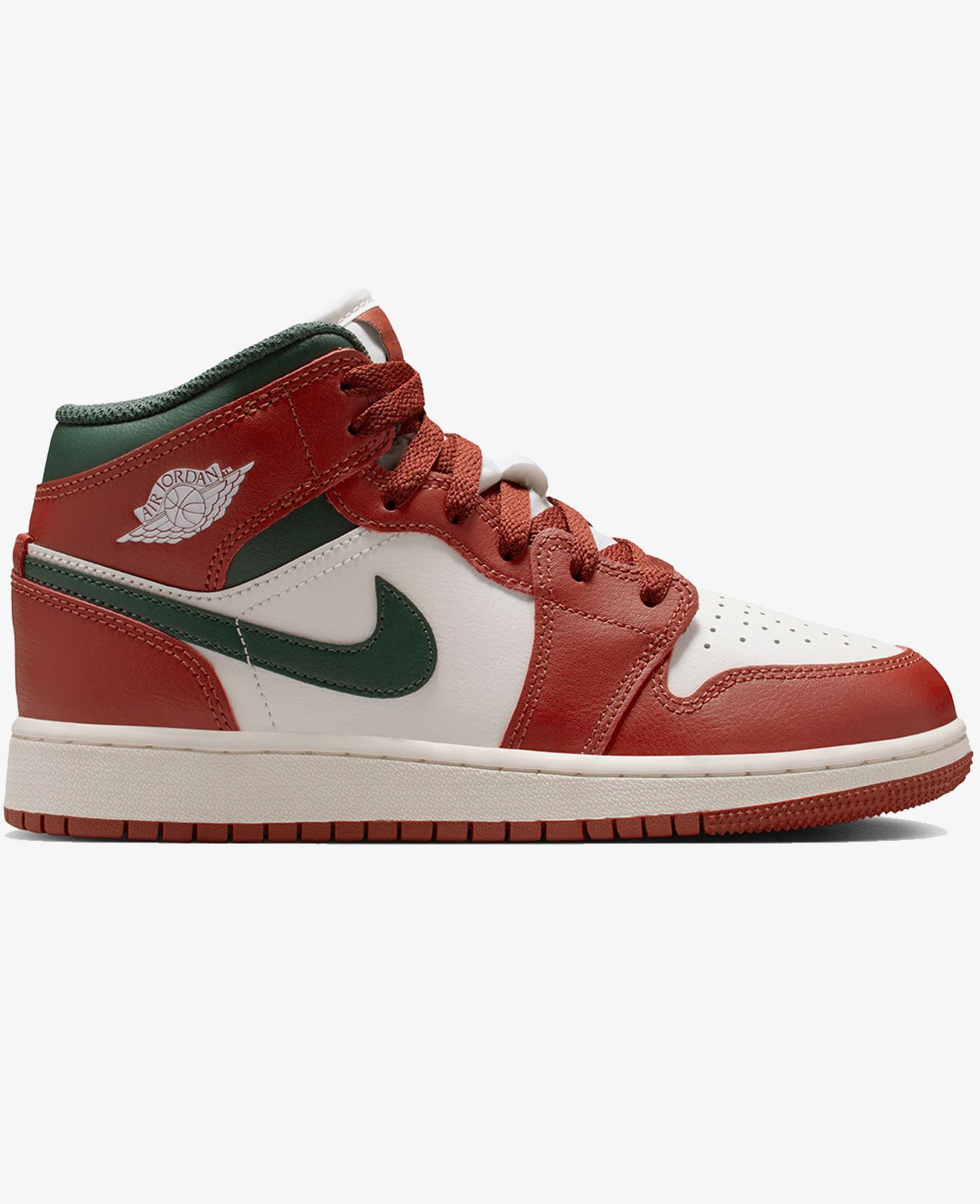 Jordan Air 1 Mid Kırmızı Spor Ayakkabı