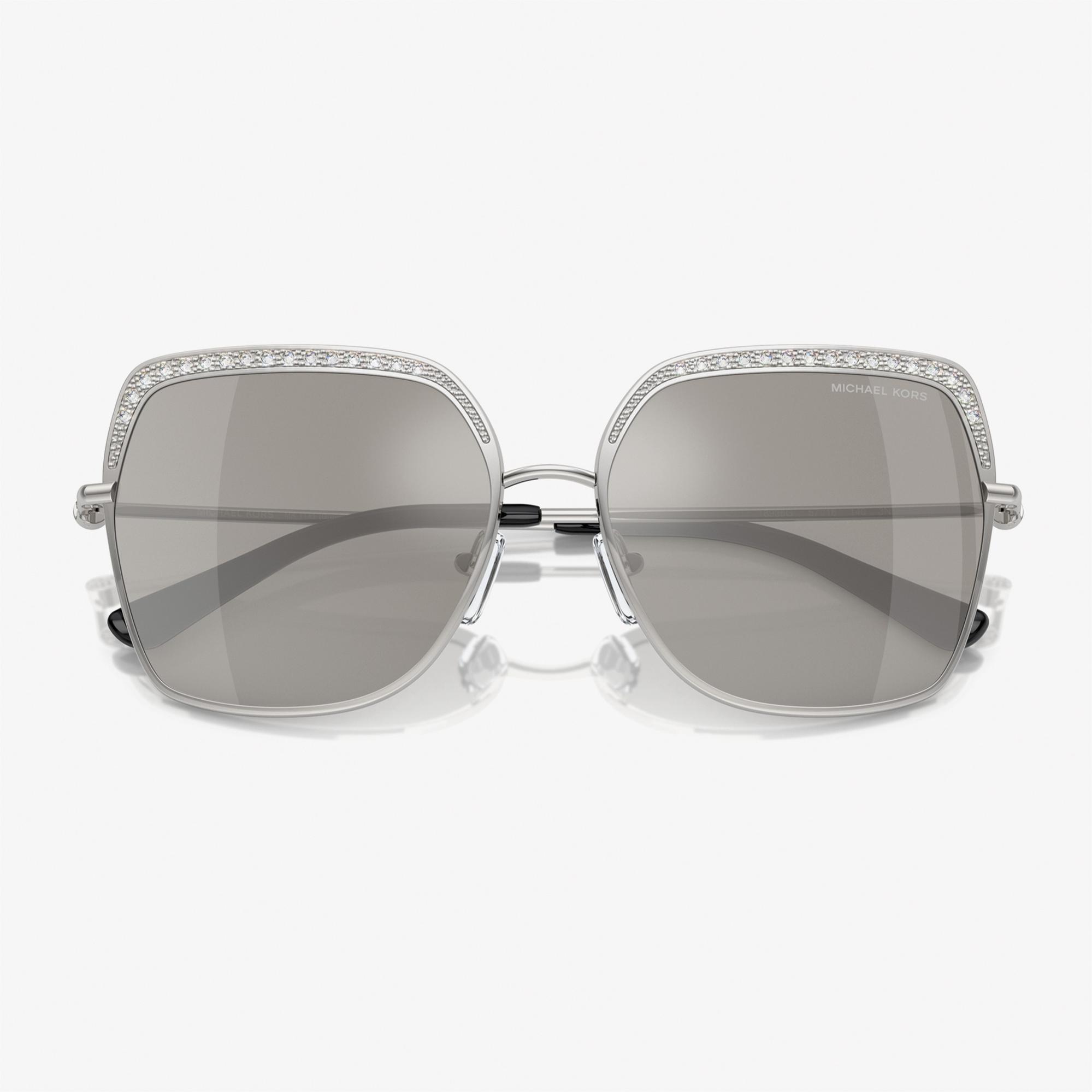 MICHAEL KORS 0MK1141 Metal Kadın Gümüş Rengi Güneş Gözlüğü