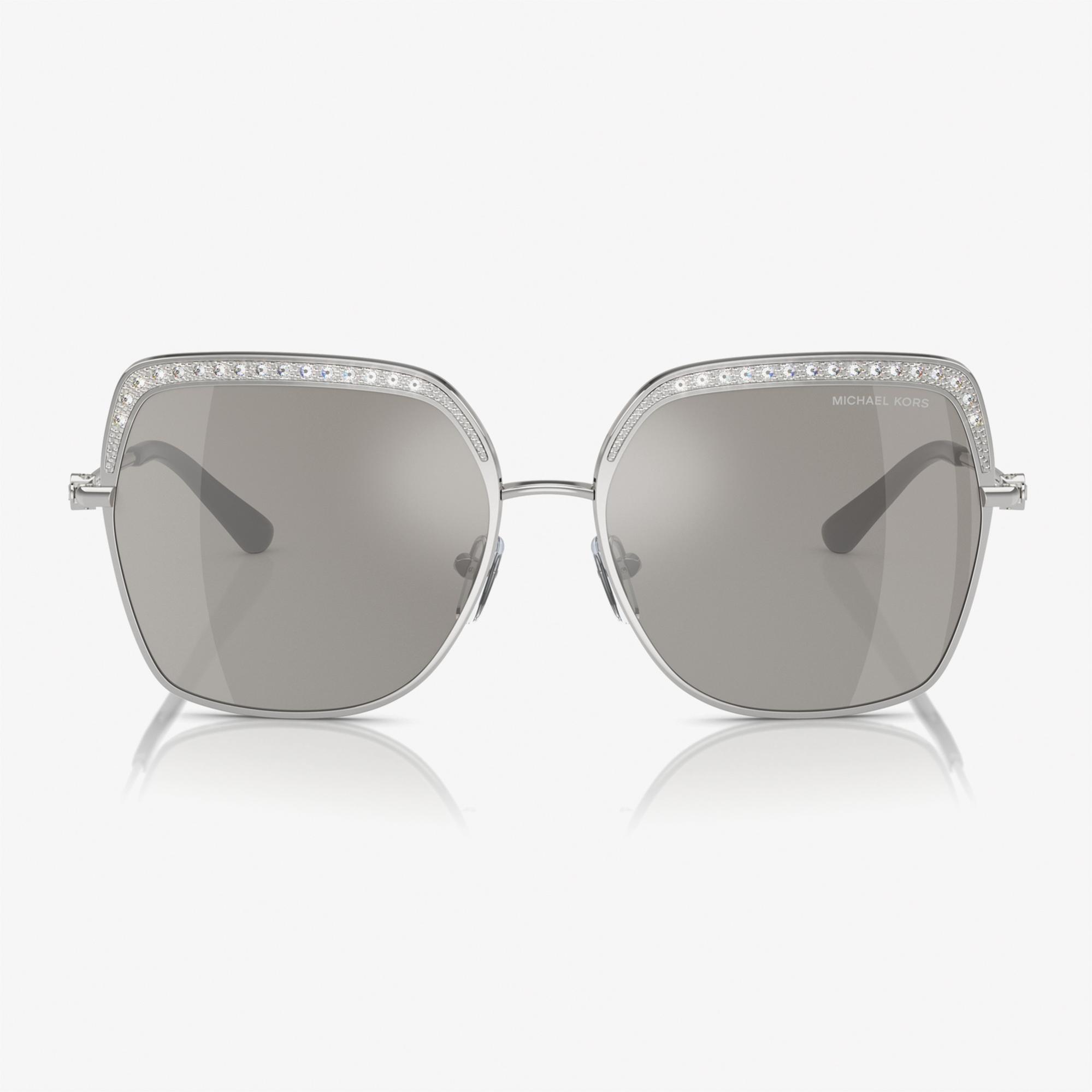 MICHAEL KORS 0MK1141 Metal Kadın Gümüş Rengi Güneş Gözlüğü