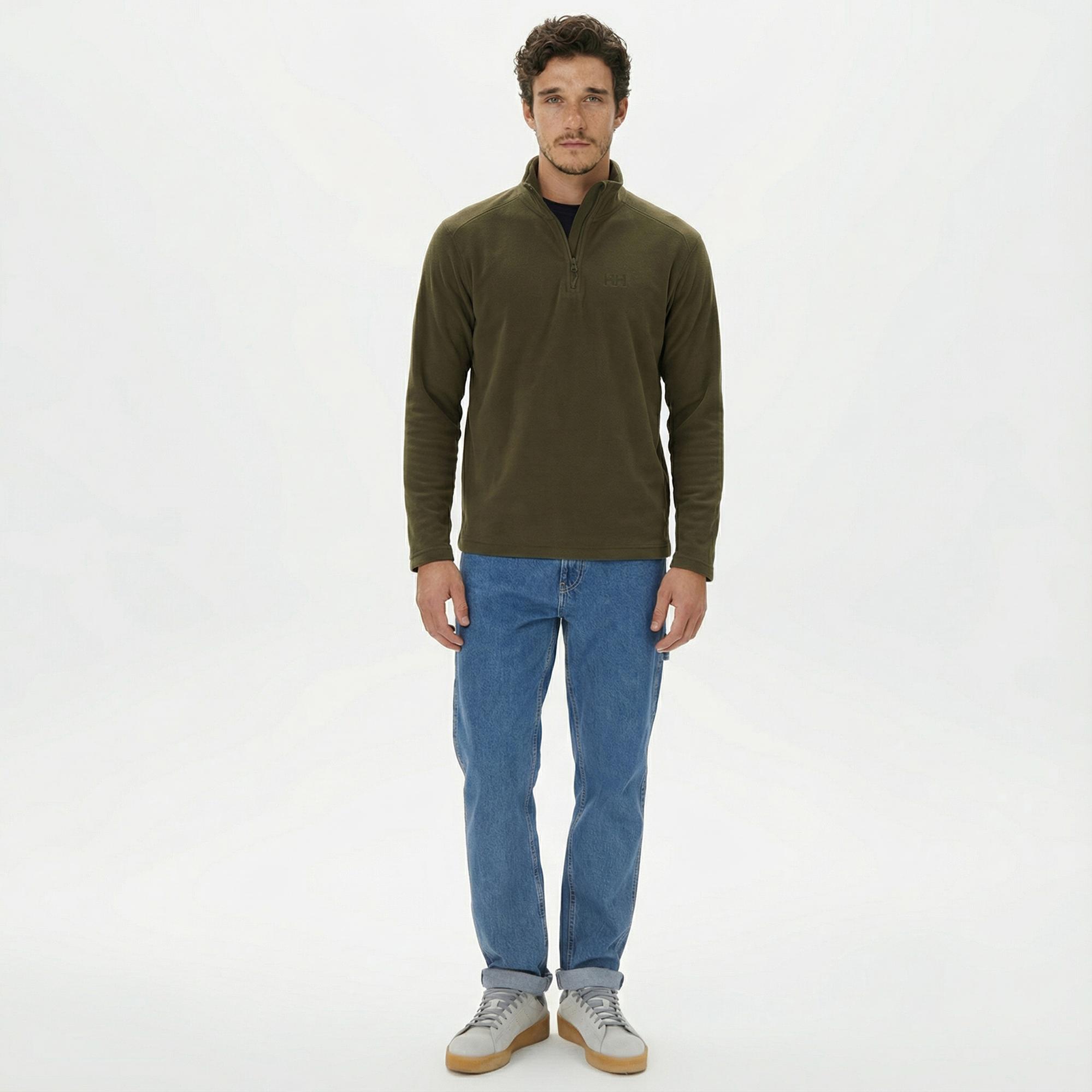 Helly Hansen Mount Polar Fleece Erkek Yeşil Sweatshirt