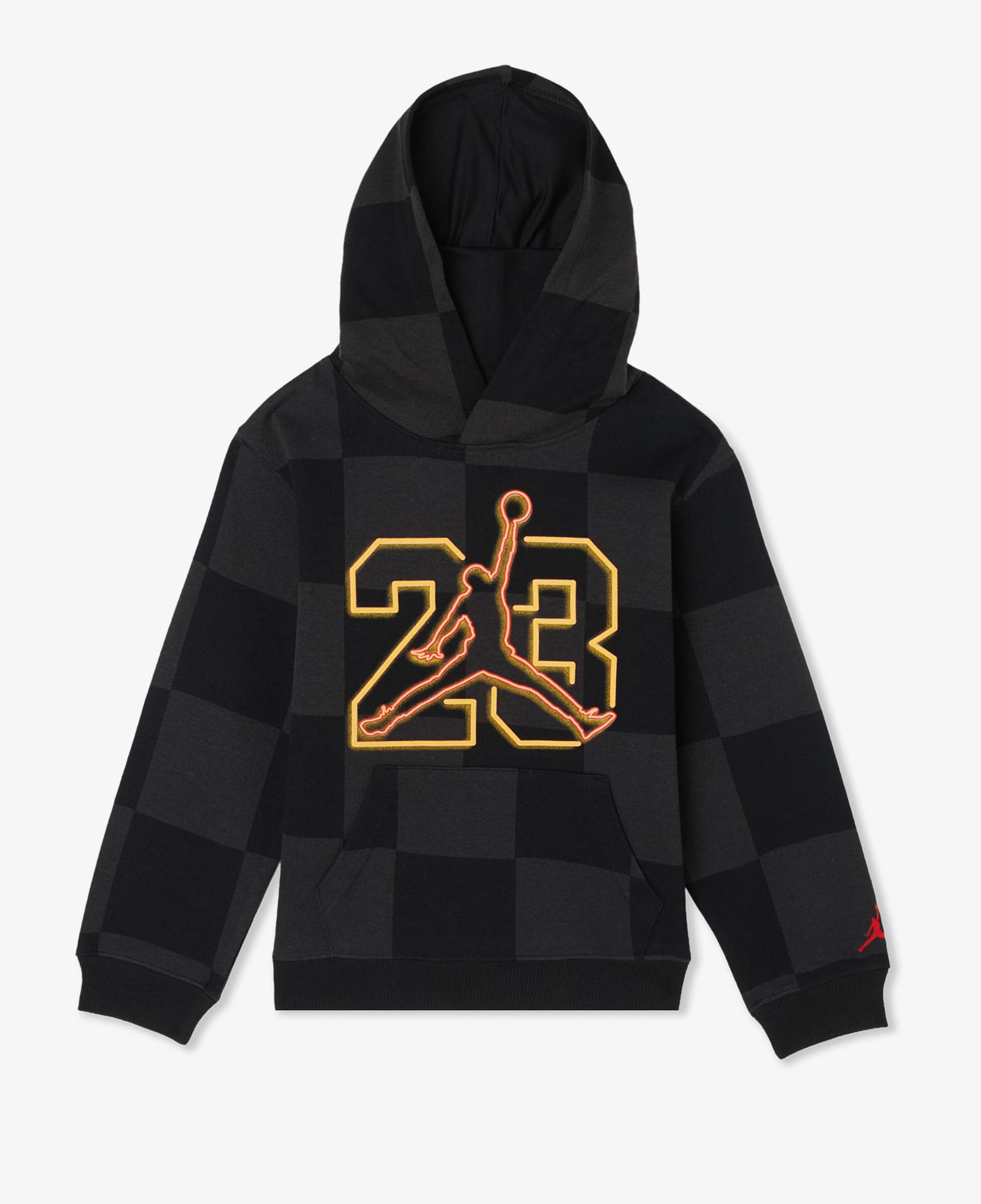 Jordan Deep Dish Çocuk Siyah Kapüşonlu Sweatshirt