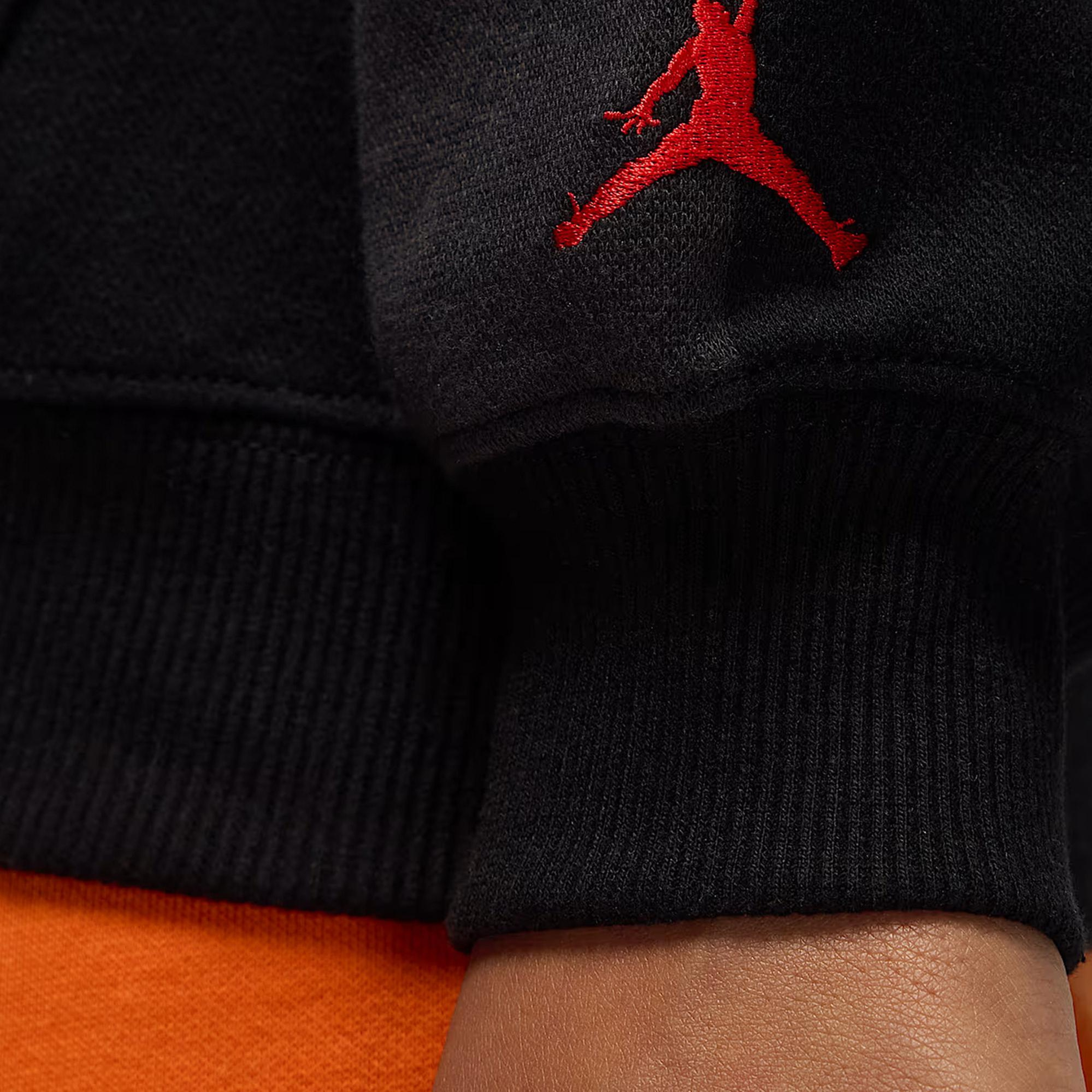 Jordan Deep Dish Çocuk Siyah Kapüşonlu Sweatshirt