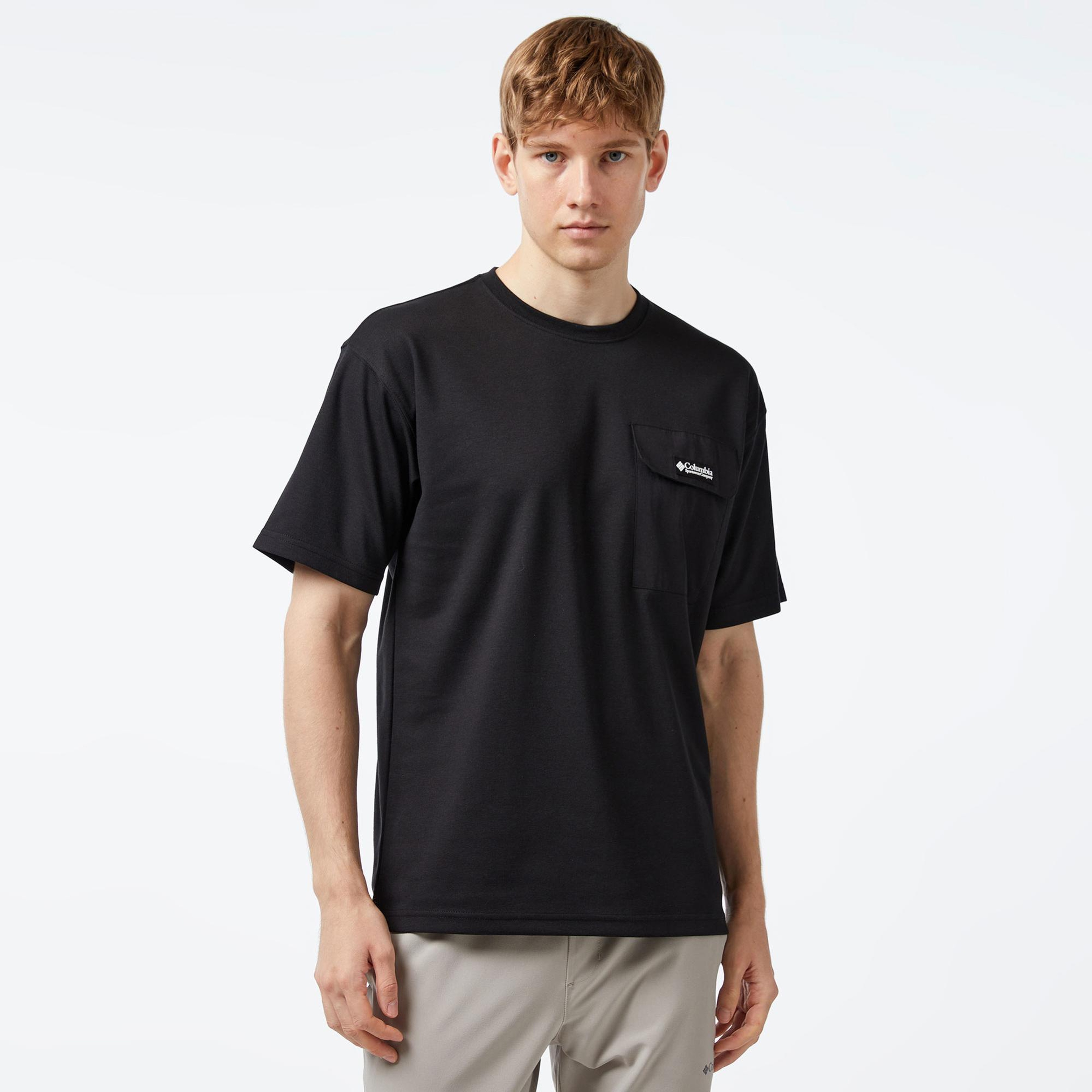 Columbia Heritage Erkek Siyah T-Shirt