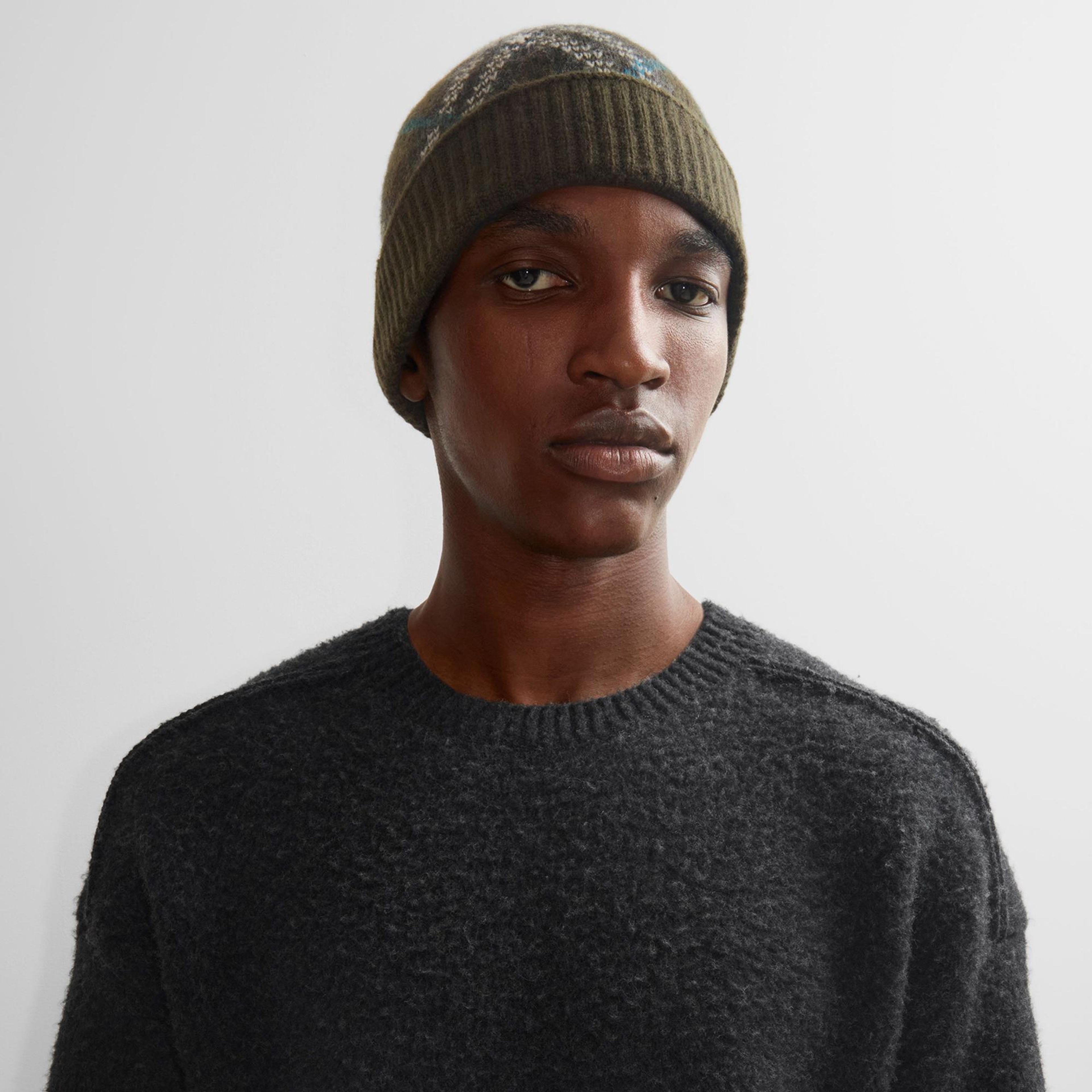 Burberry Haw Cashmere Erkek Haki Bere