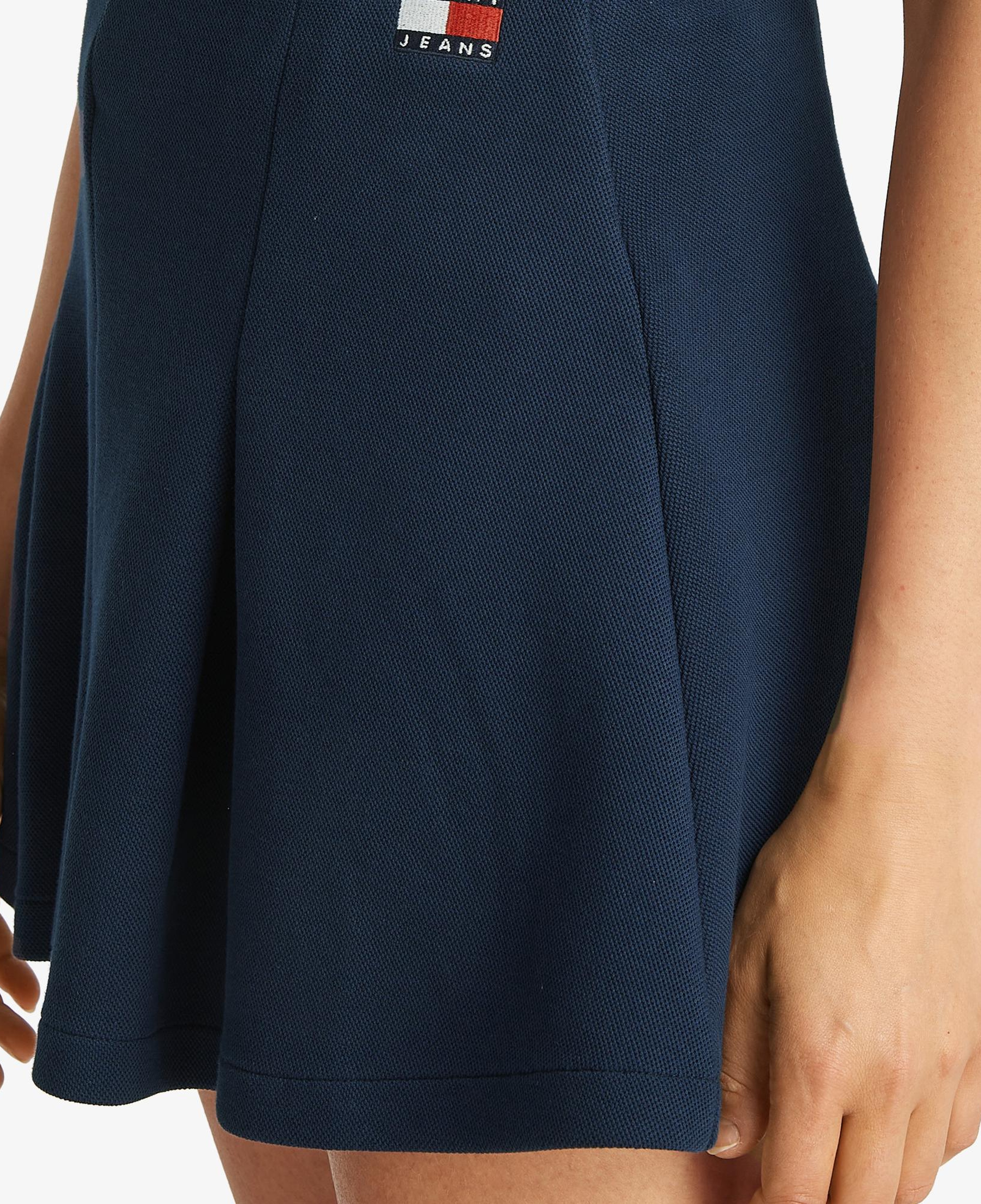 Tommy Hilfiger Pique Badge F&F Ext Kadın Mavi Etek