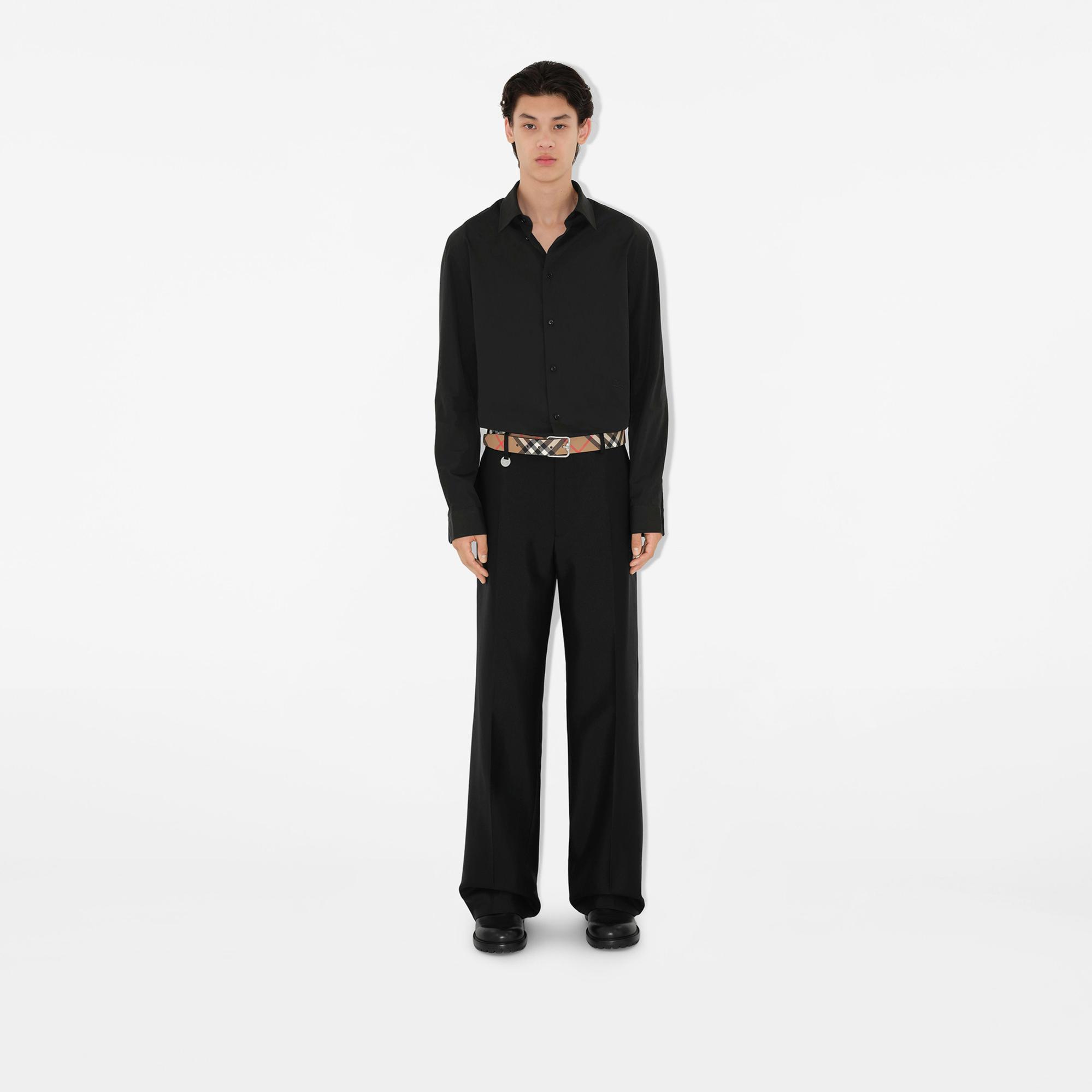 Burberry Reversible Check B Erkek Bej Kemer