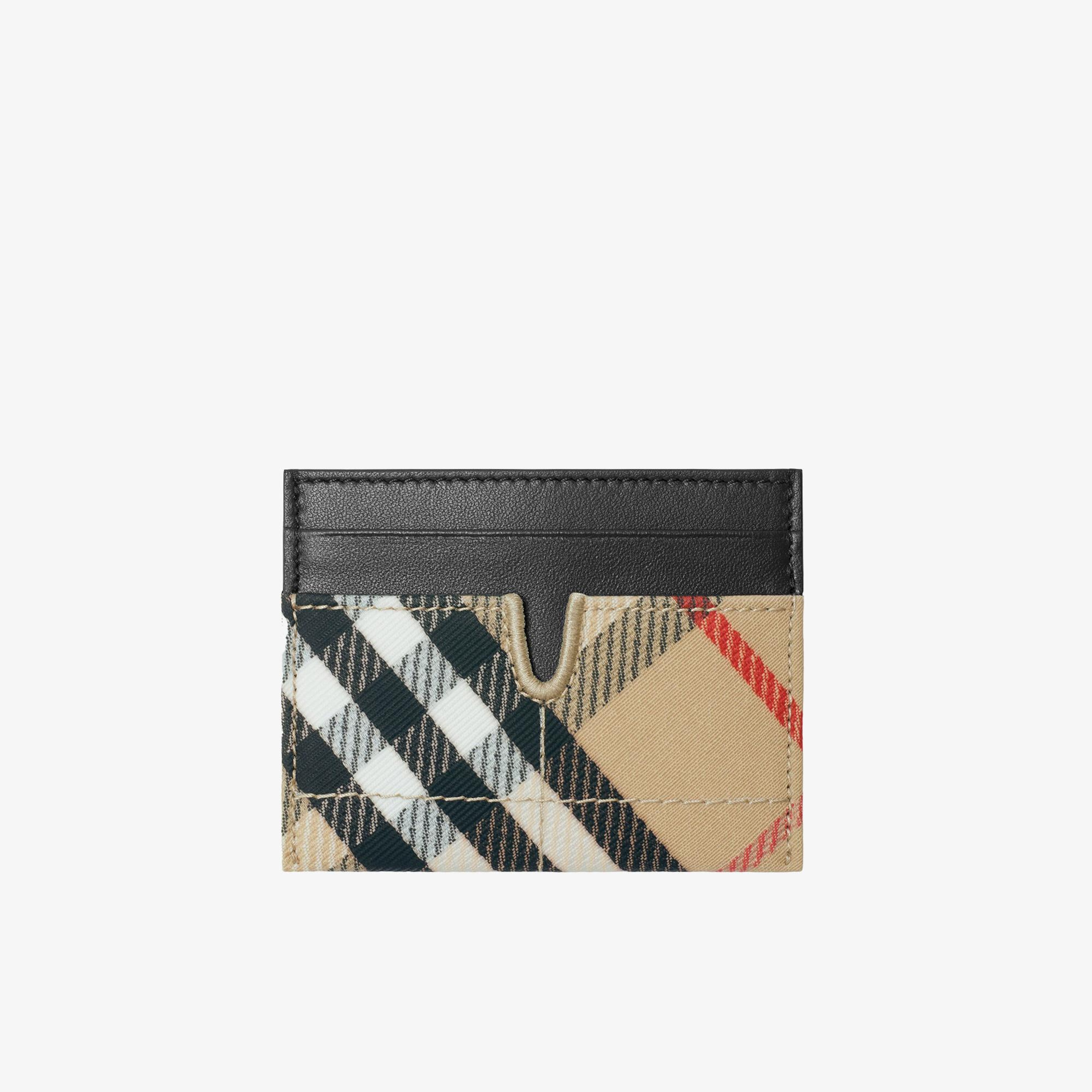 Burberry Check Snip Kadın Siyah Kartlık