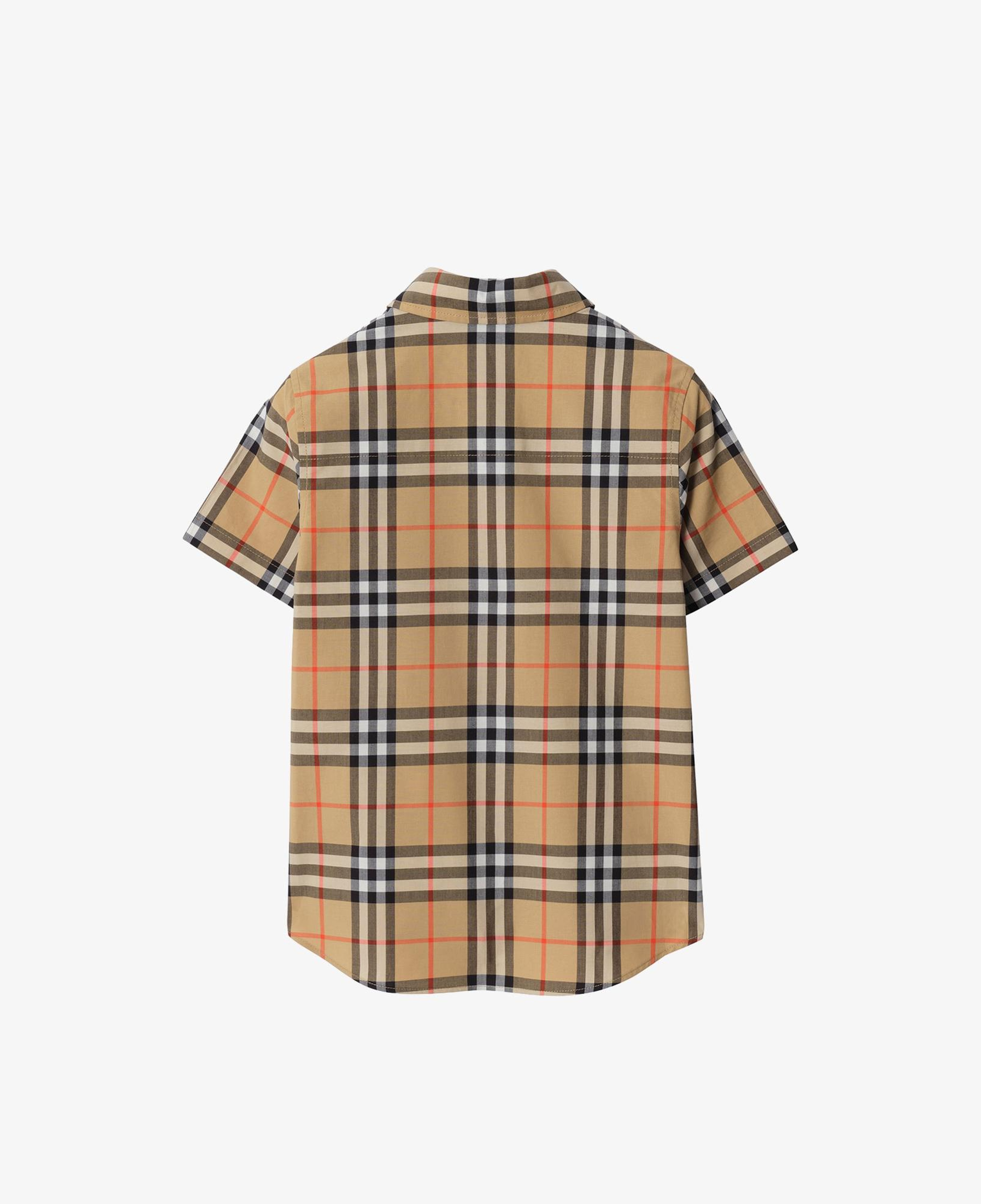 Burberry Owen Check Çocuk Bej Gömlek