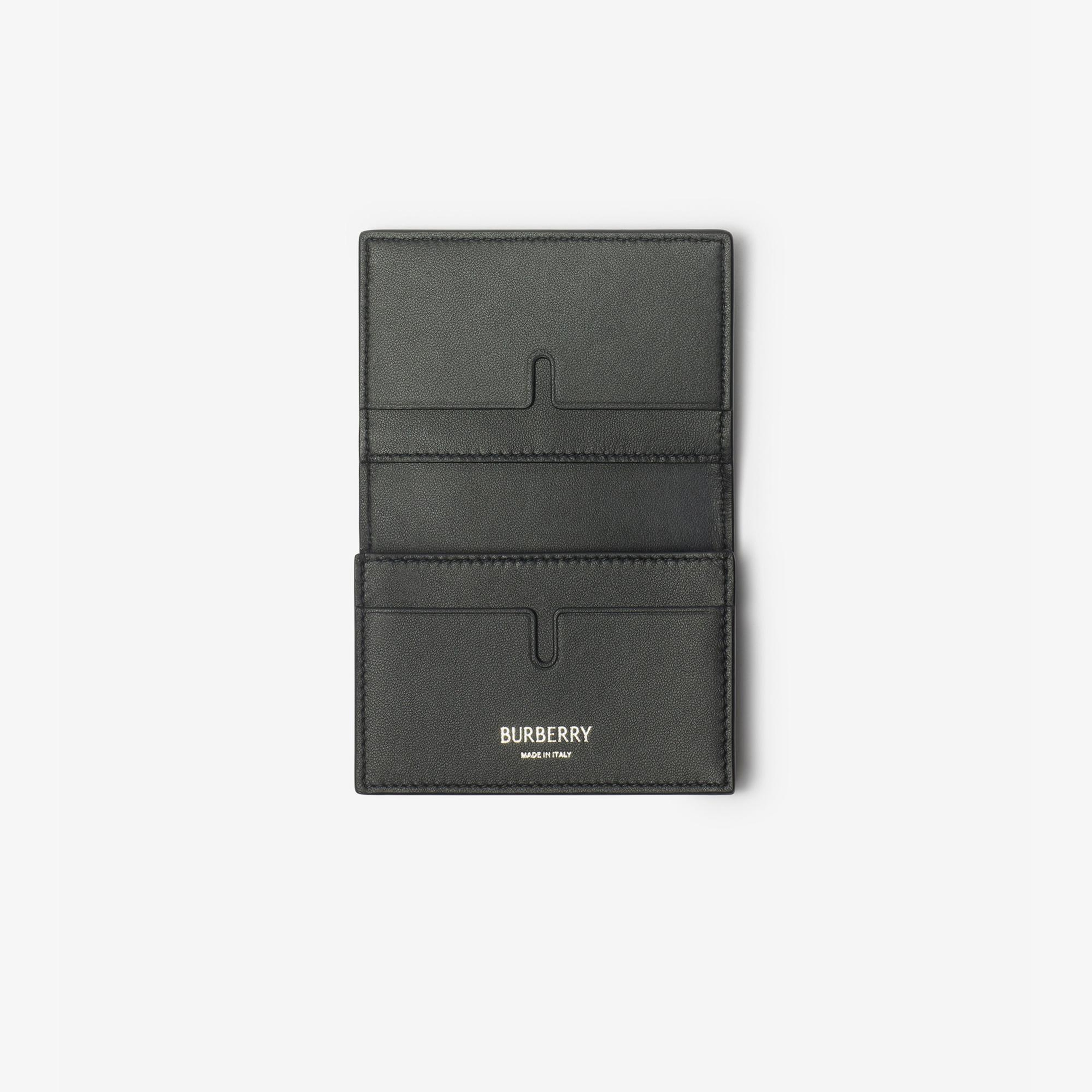 Burberry Check Folding Erkek Siyah Kartlık