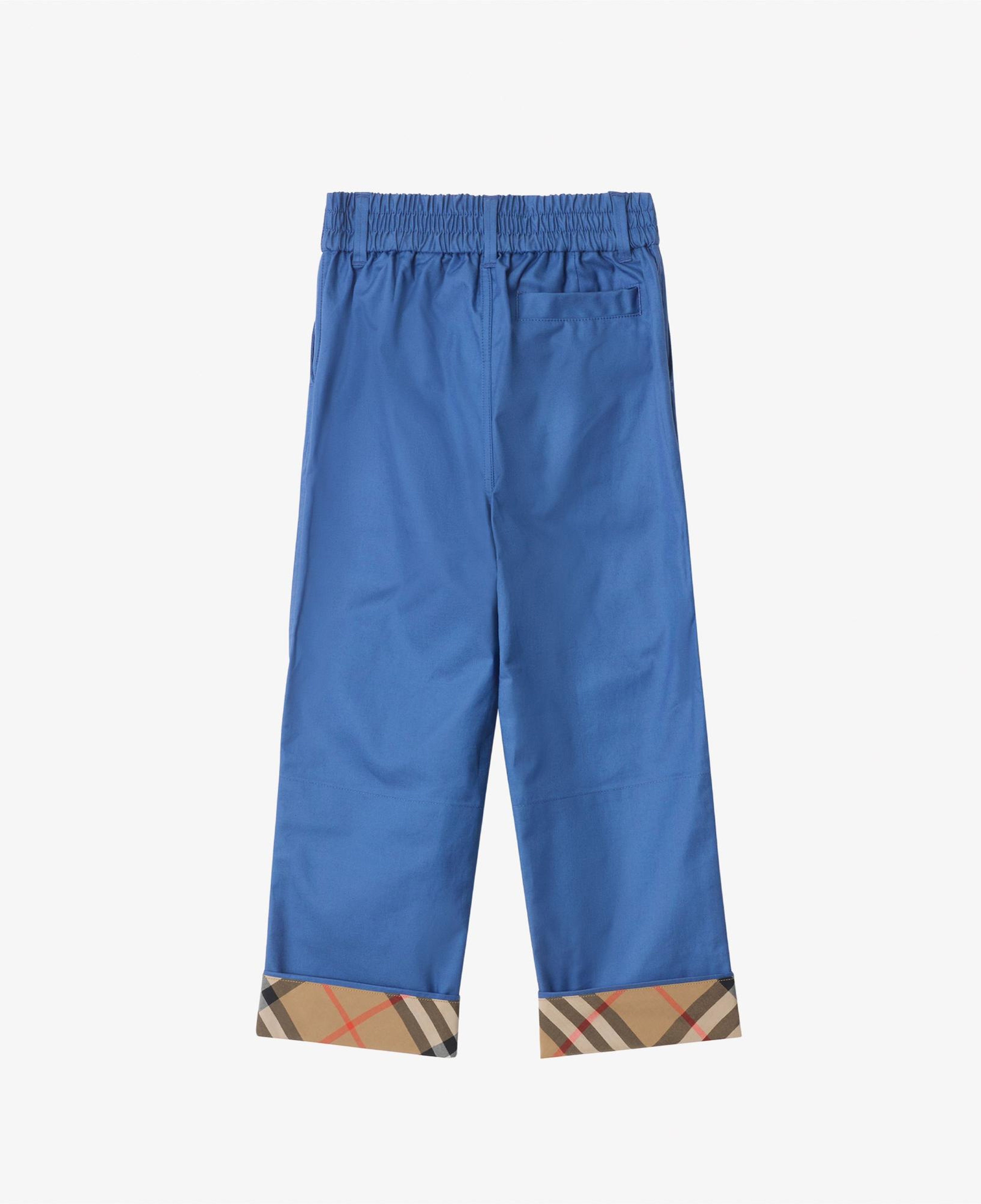 Burberry Sheldon Check Çocuk Mavi Pantolon