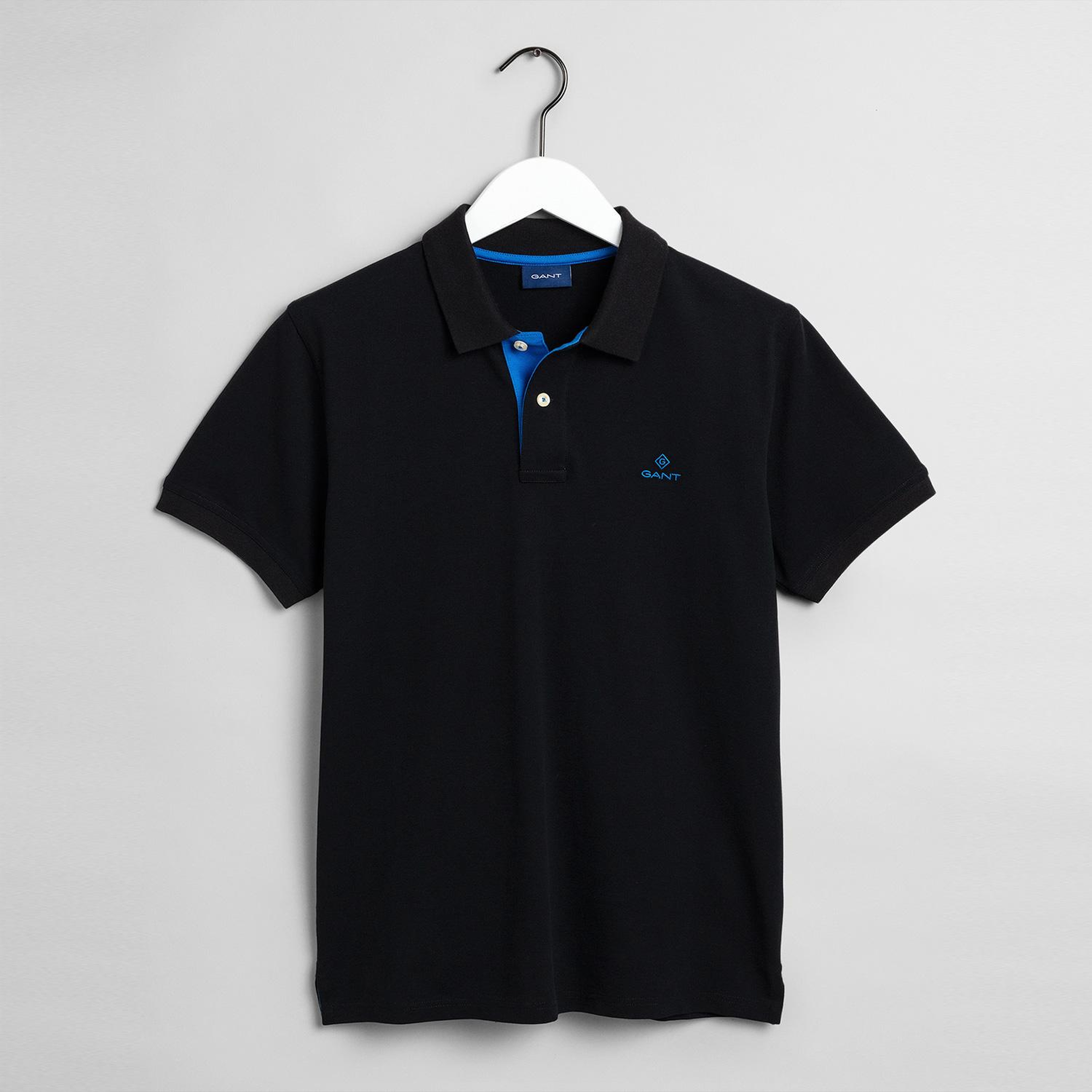 GANT Erkek Siyah Slim Fit Polo