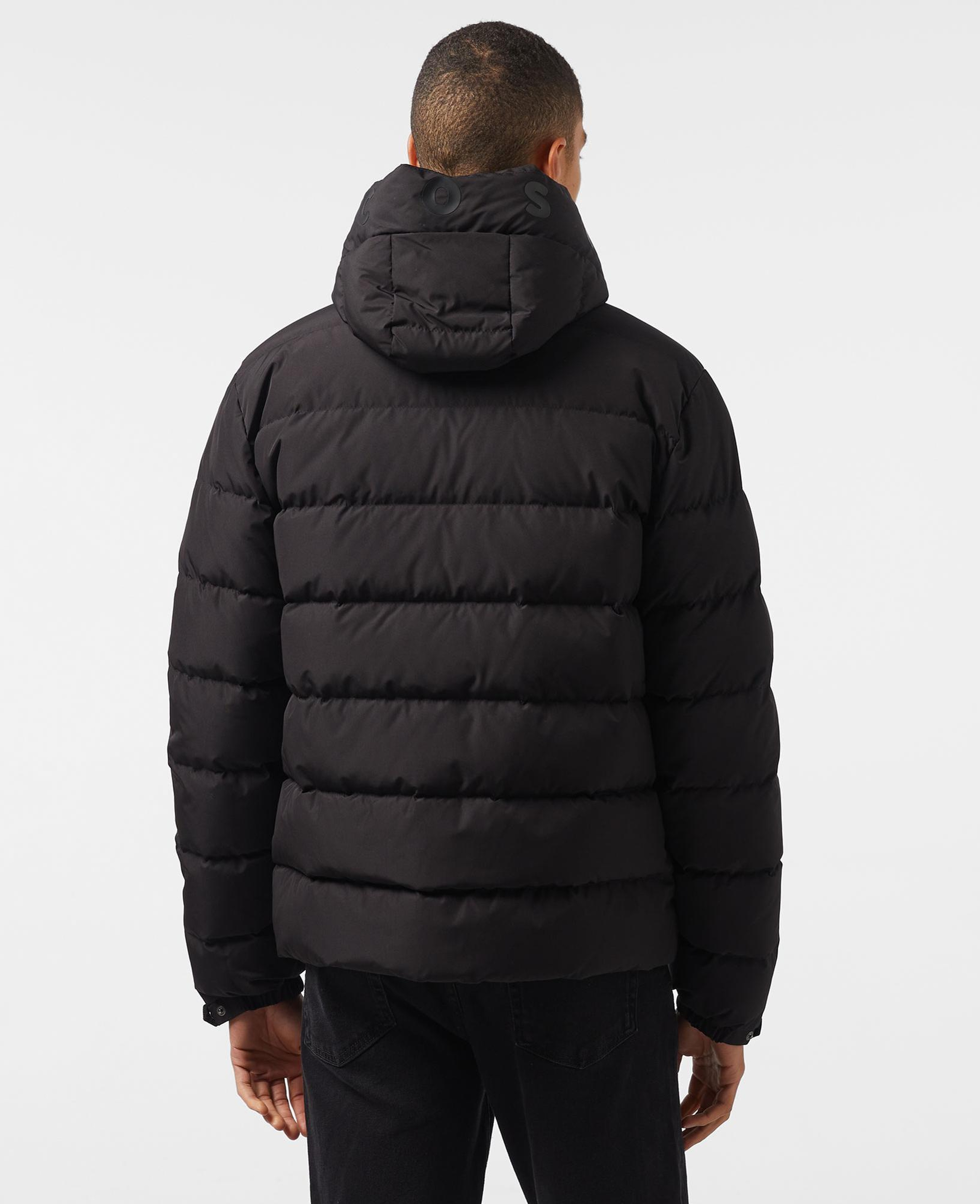 Lacoste Erkek Regular Fit Kapüşonlu Siyah Şişme Mont