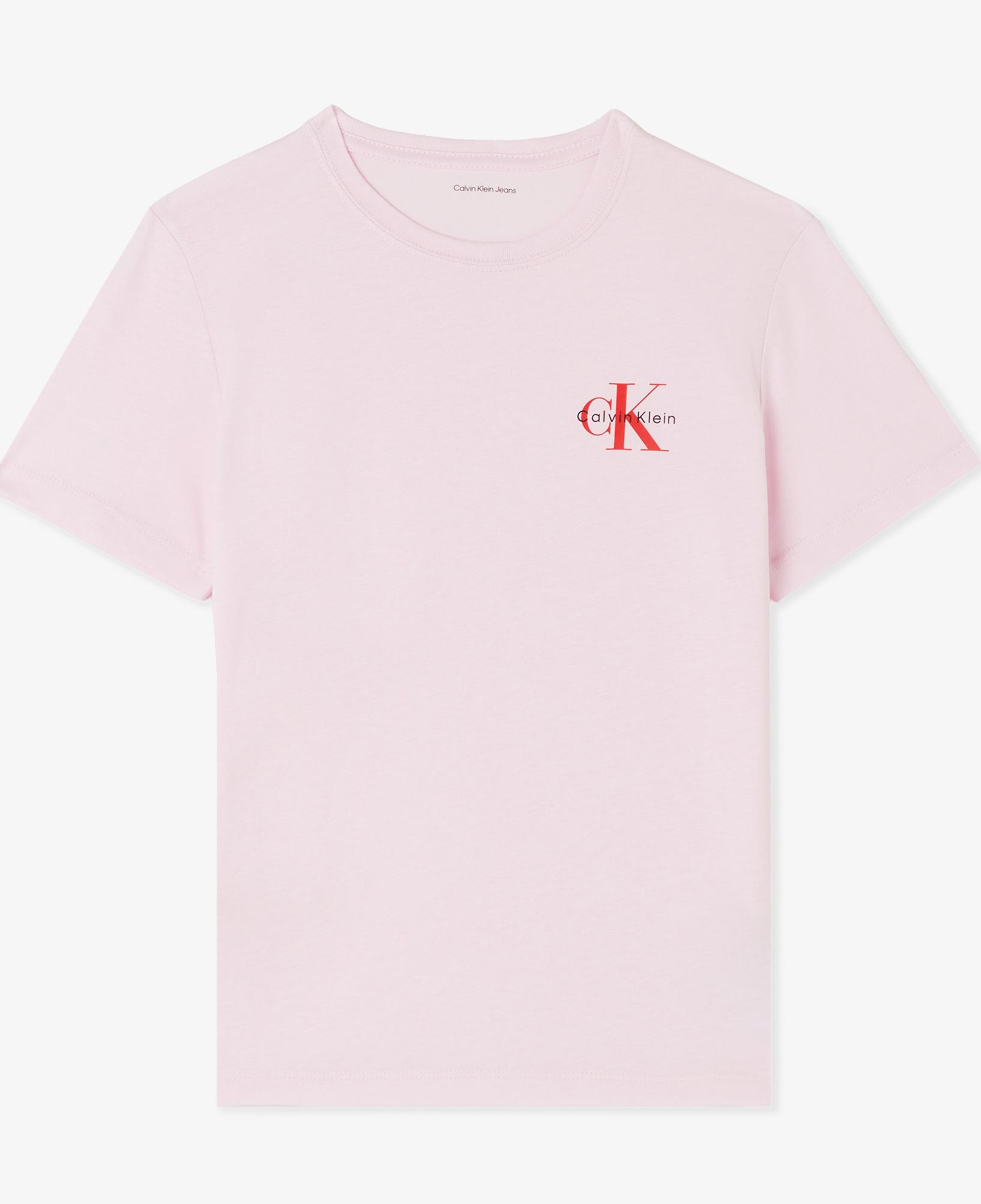 Calvin Klein Chest Monologo Çocuk Pembe T-Shirt