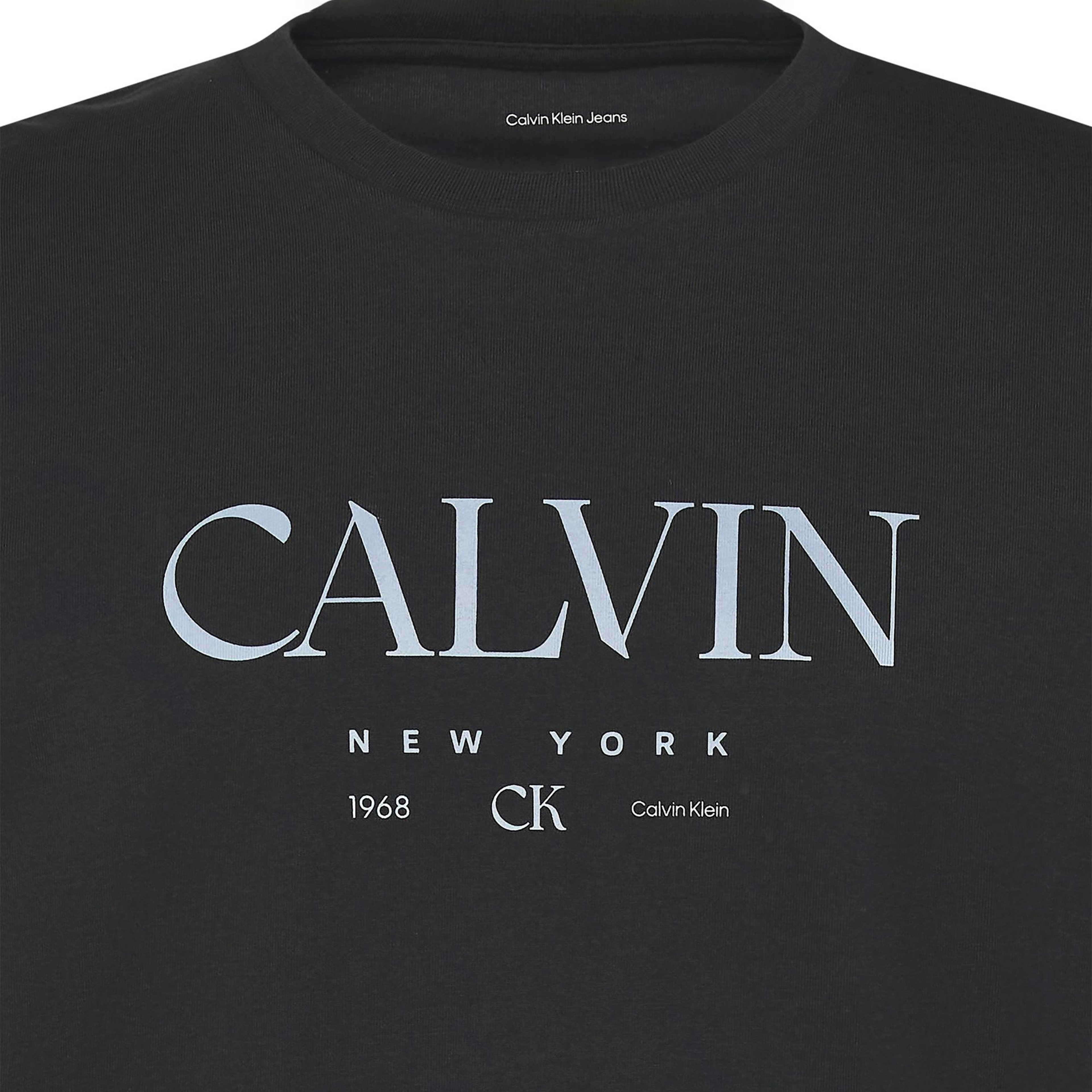 Calvin Klein 20S Graphic Erkek Gri T-Shirt