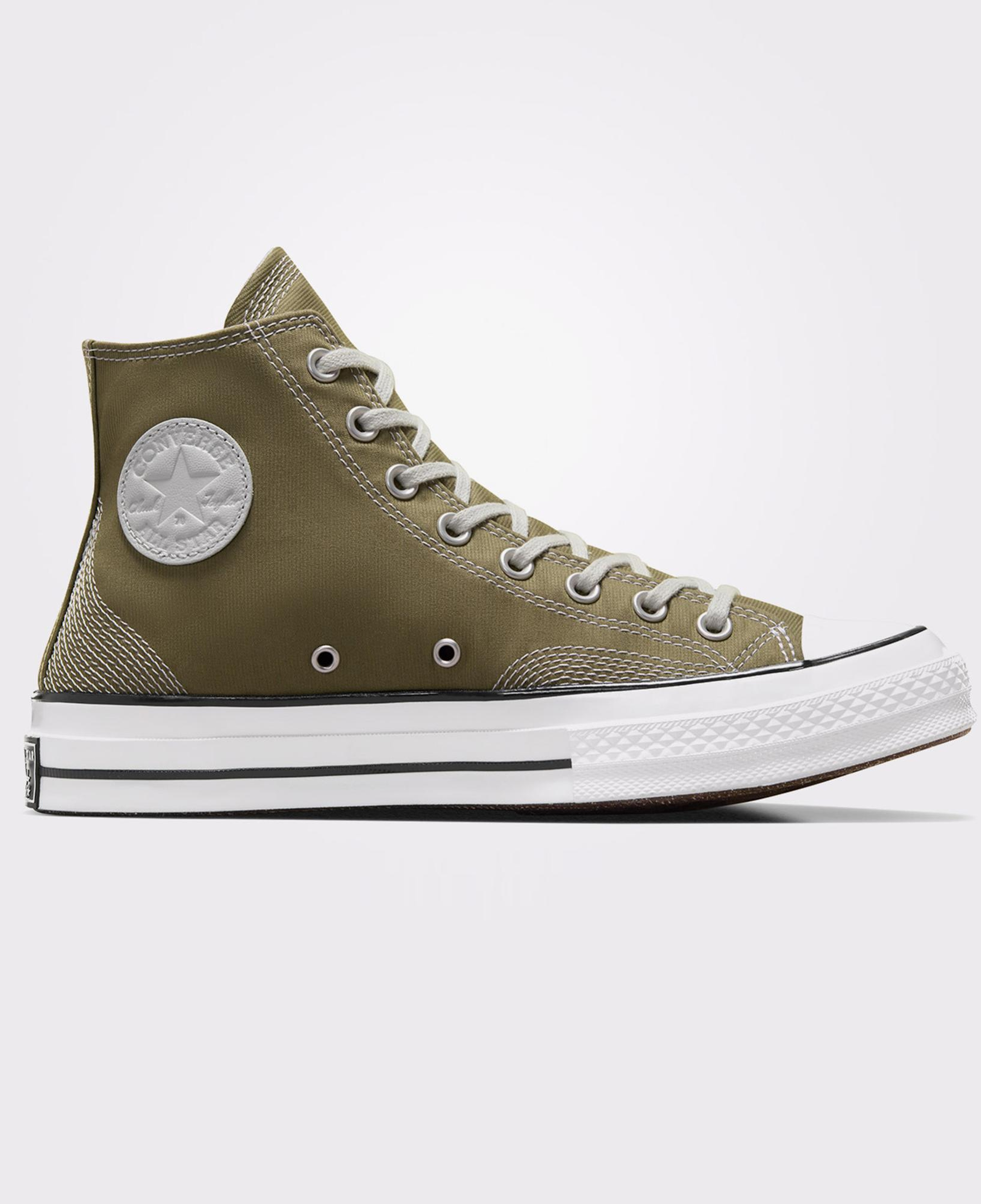 Converse Chuck 70 Multi-Stitch Unisex Haki Sneaker
