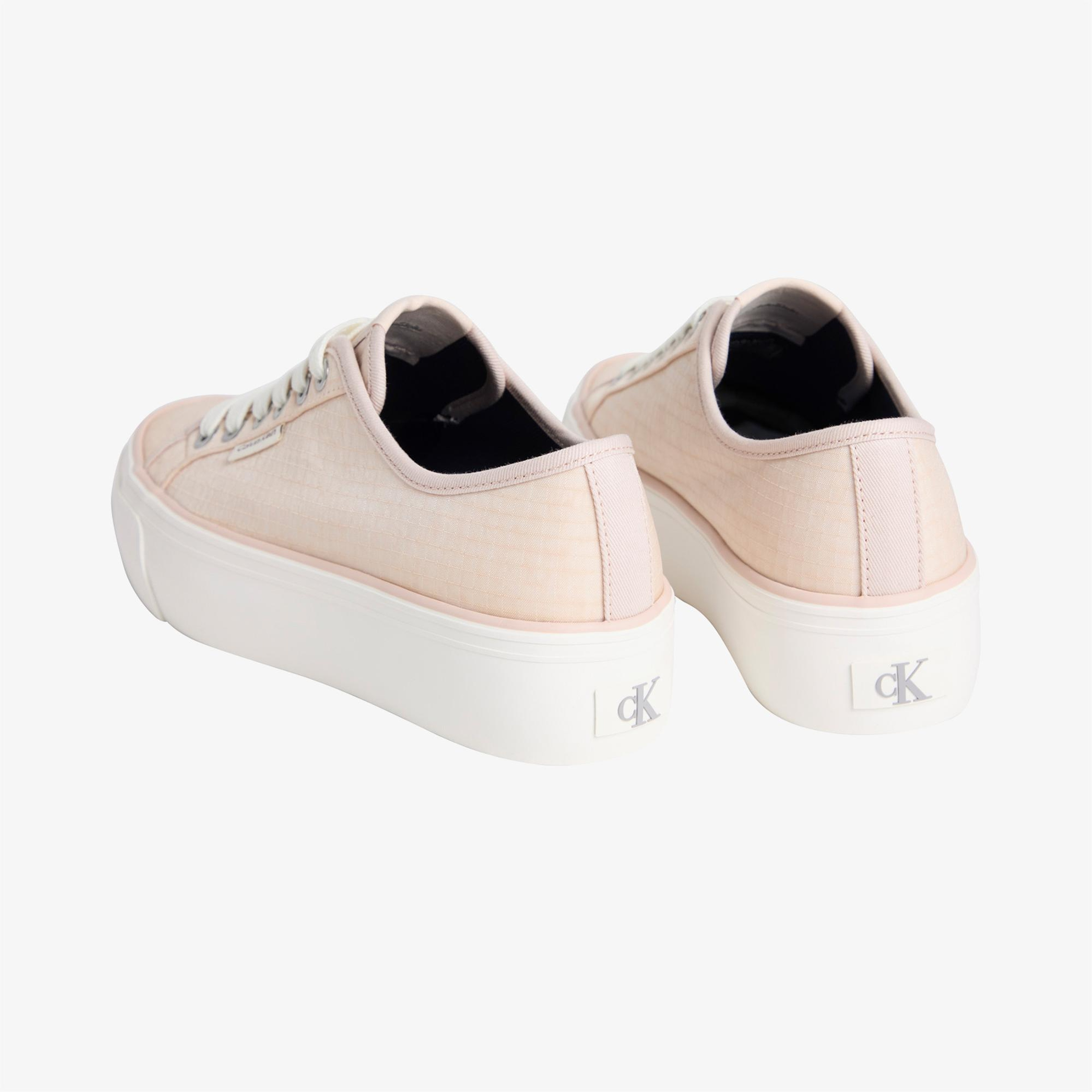 Calvin Klein Vulc Laceup Ripst Kadın Pembe Sneaker