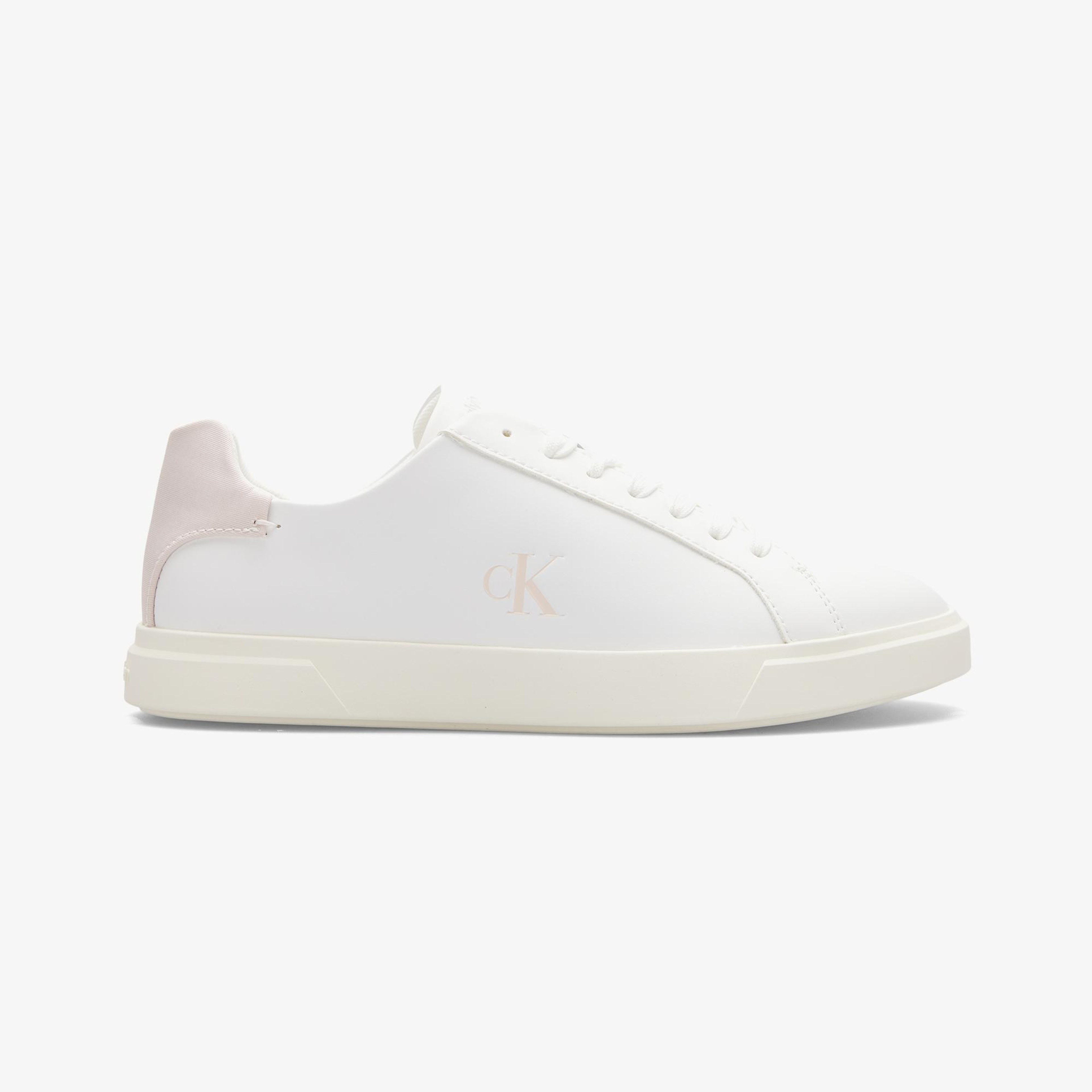 Calvin Klein Low Pro Cup Laceup Kadın Beyaz Sneaker
