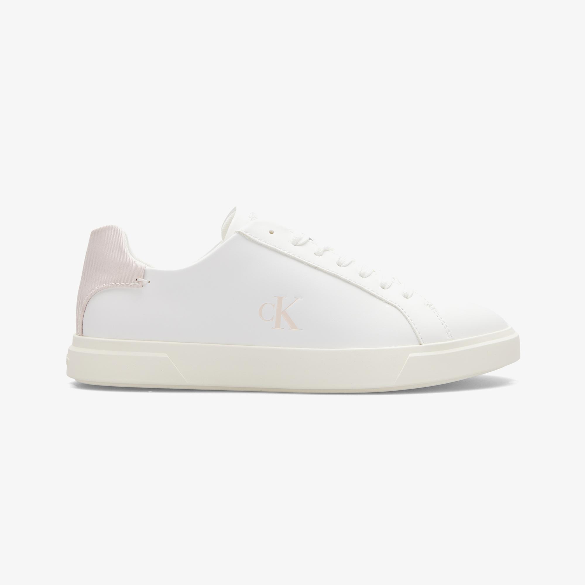 Calvin Klein Low Pro Cup Laceup Kadın Beyaz Sneaker