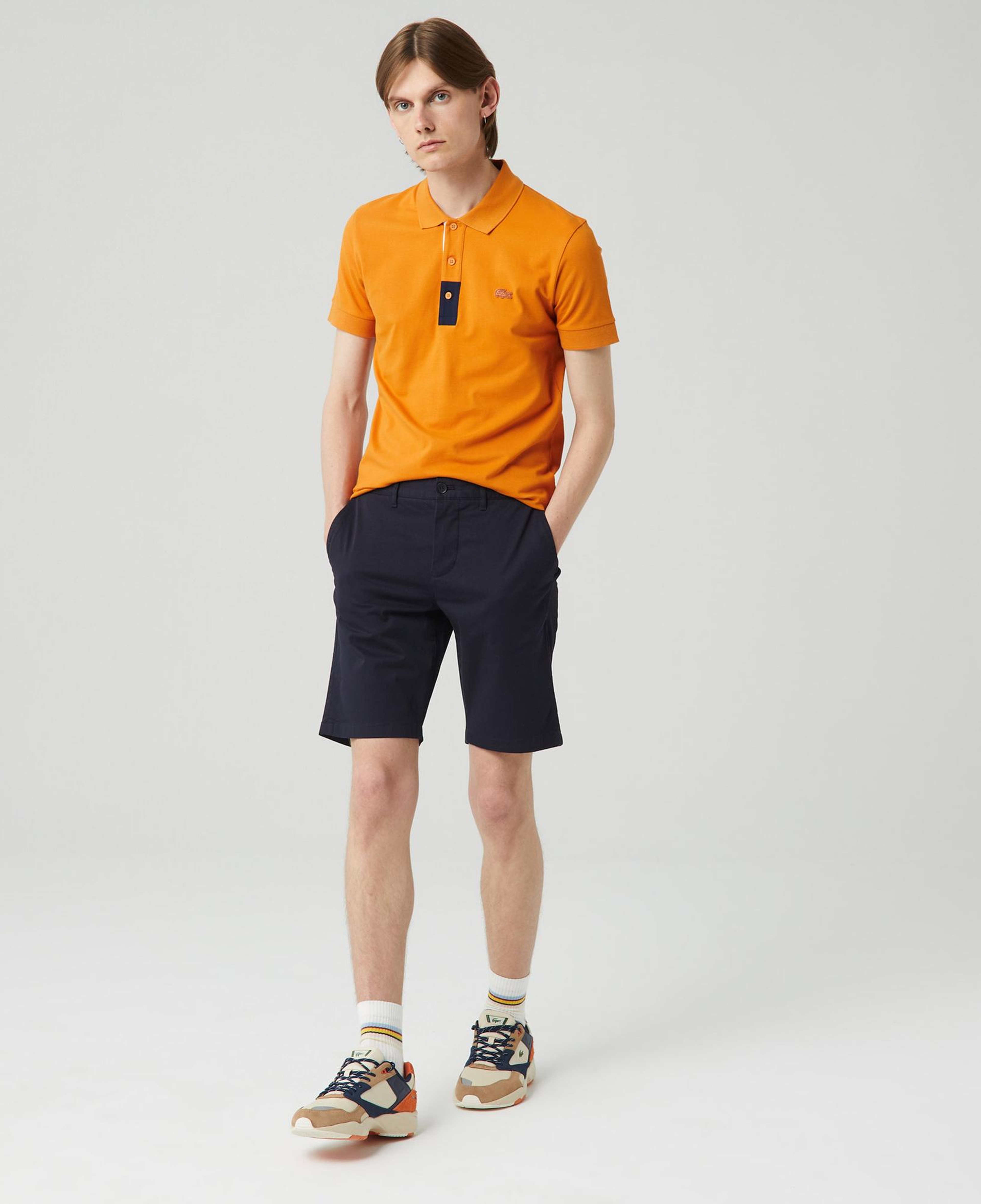 Erkek Slim Fit Lacivert Bermuda Şort