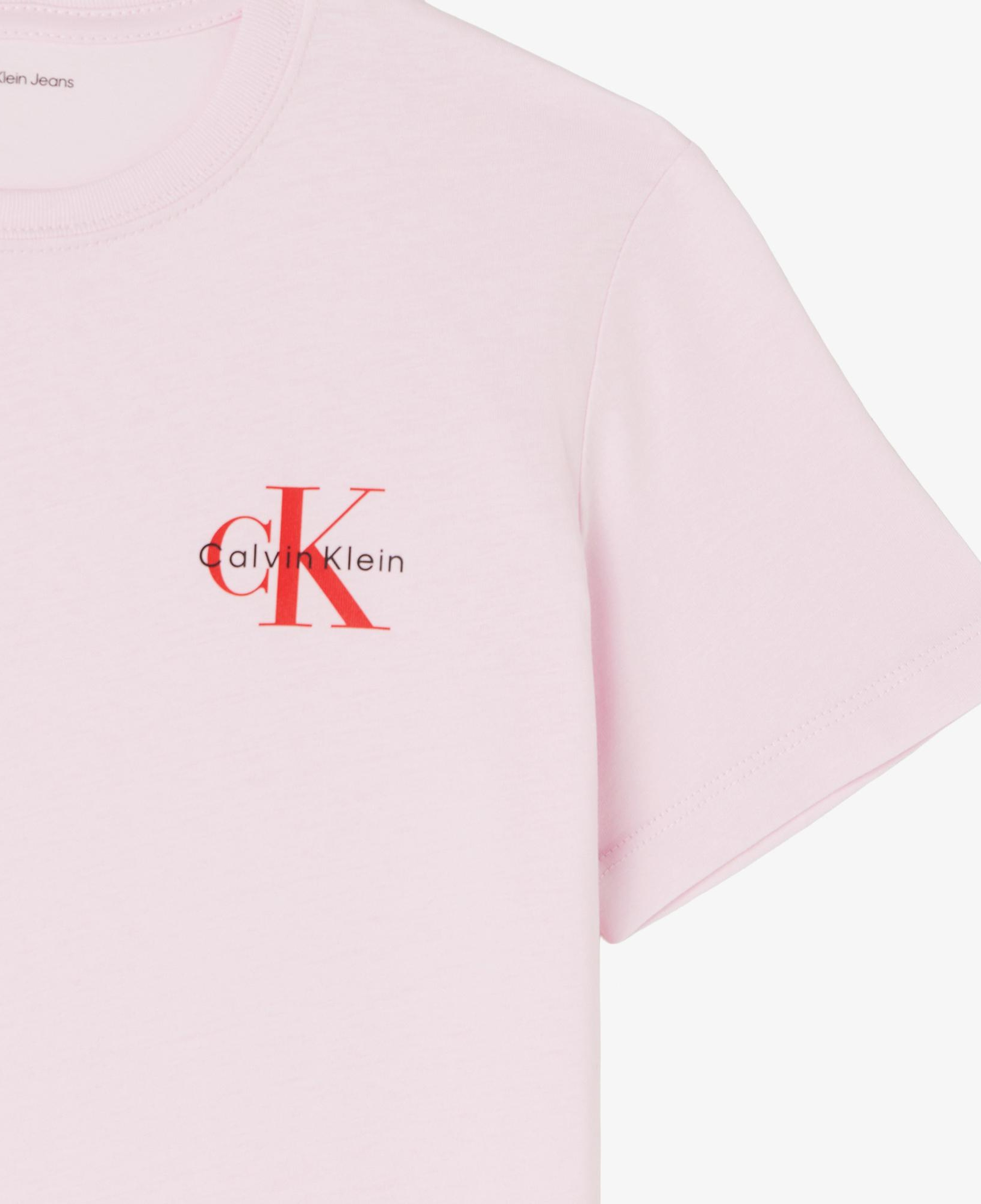 Calvin Klein Chest Monologo Çocuk Pembe T-Shirt