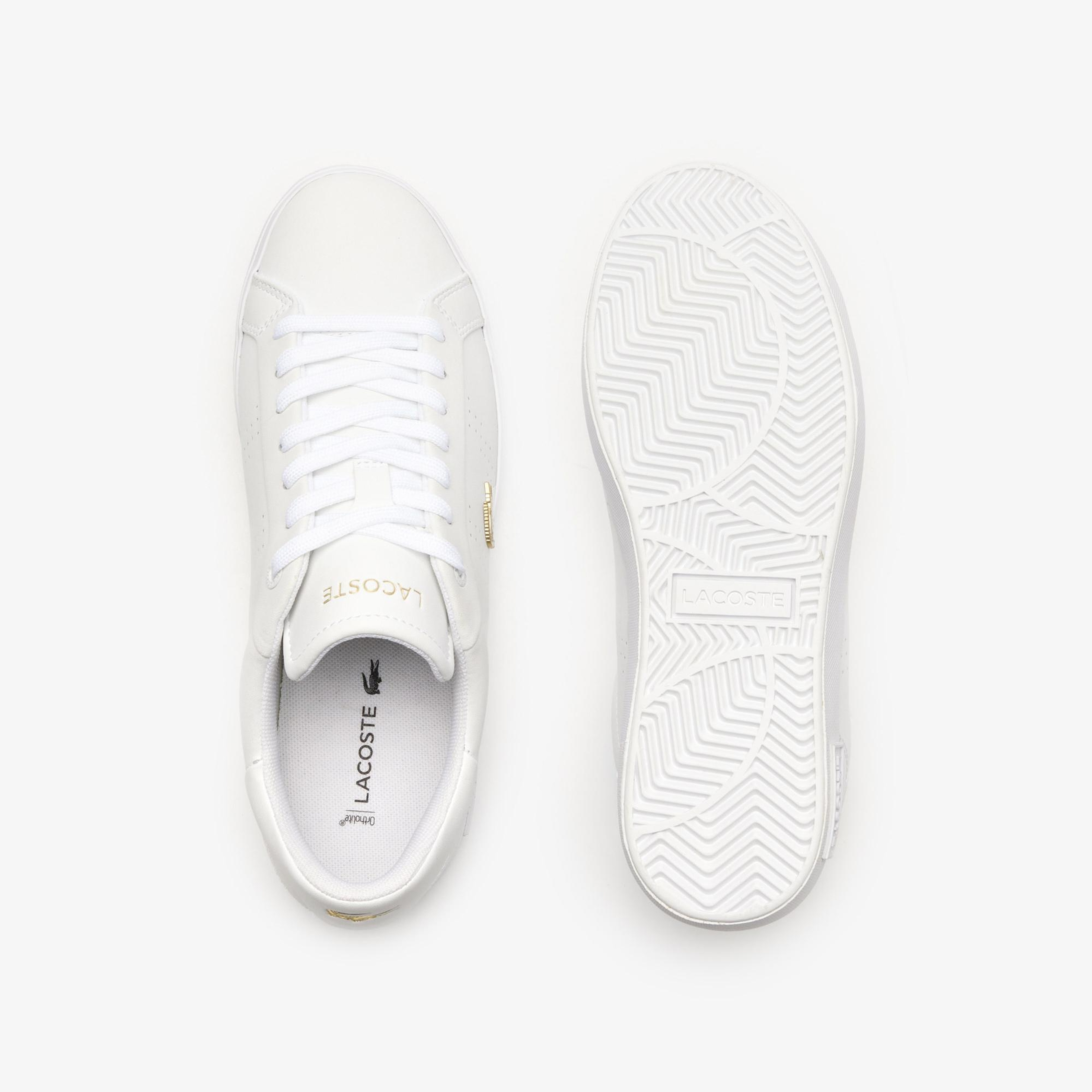 Lacoste Powercourt 2.0 Kadın Beyaz Sneaker